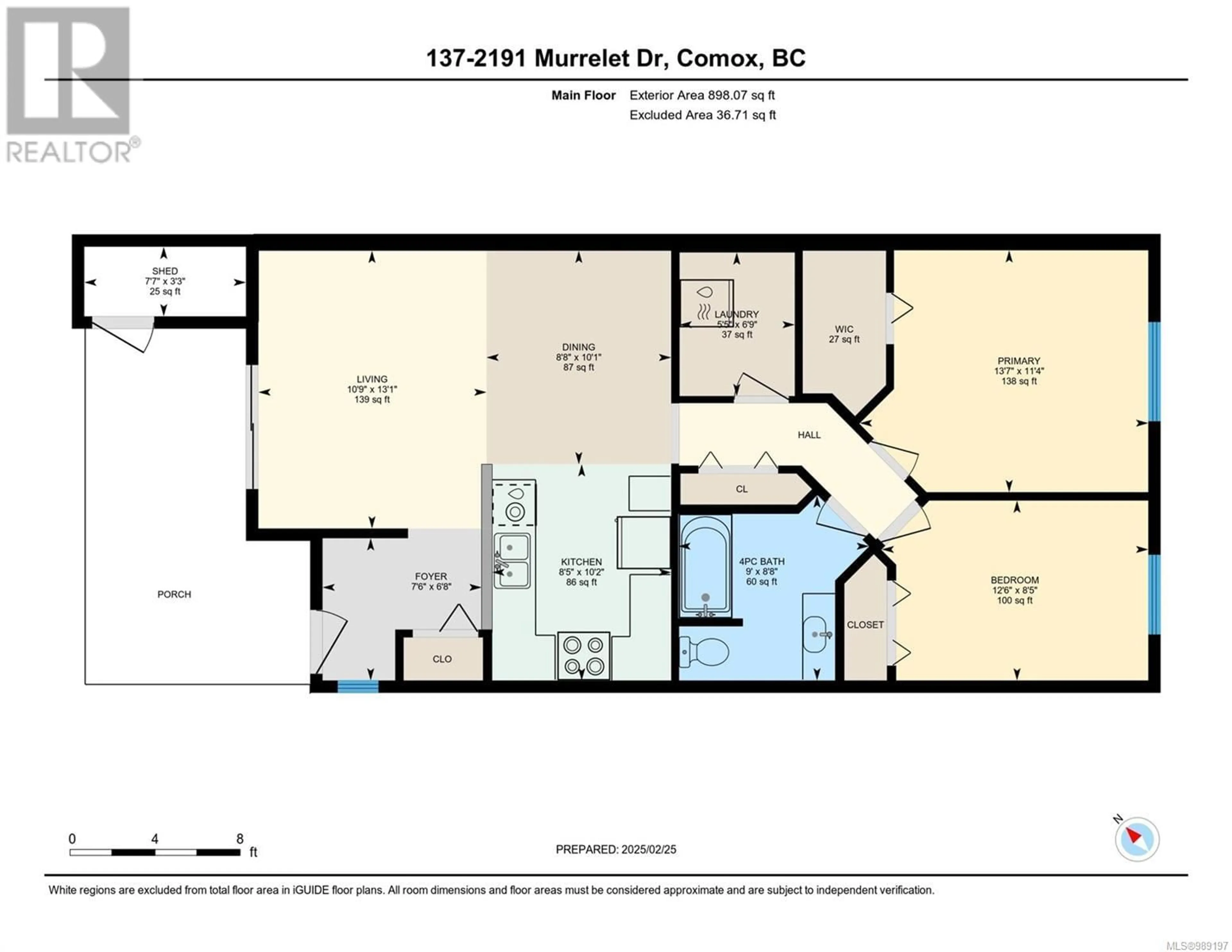 Floor plan for 137 2191 Murrelet Dr, Comox British Columbia V9M3Y1