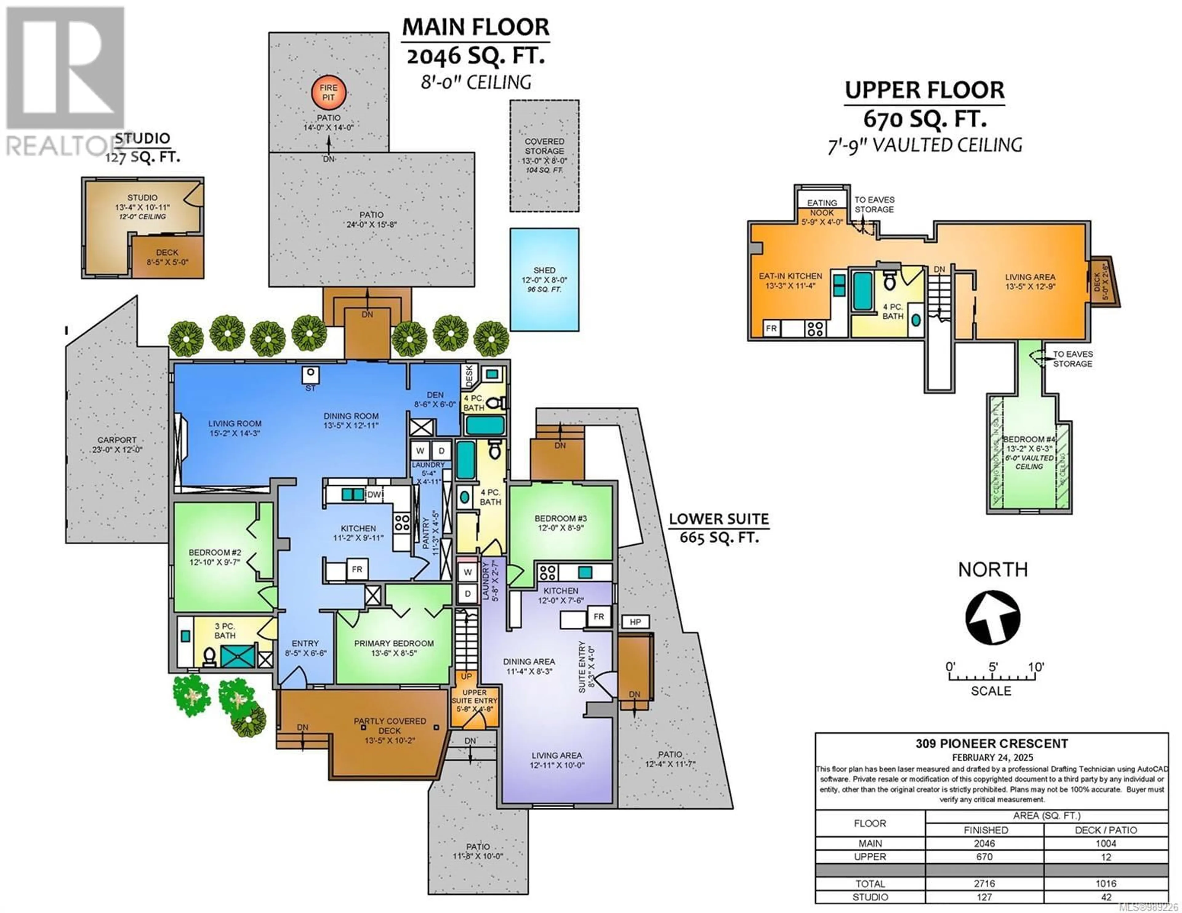 Floor plan for 309 PIONEER CRESCENT, Parksville British Columbia V9P1V5
