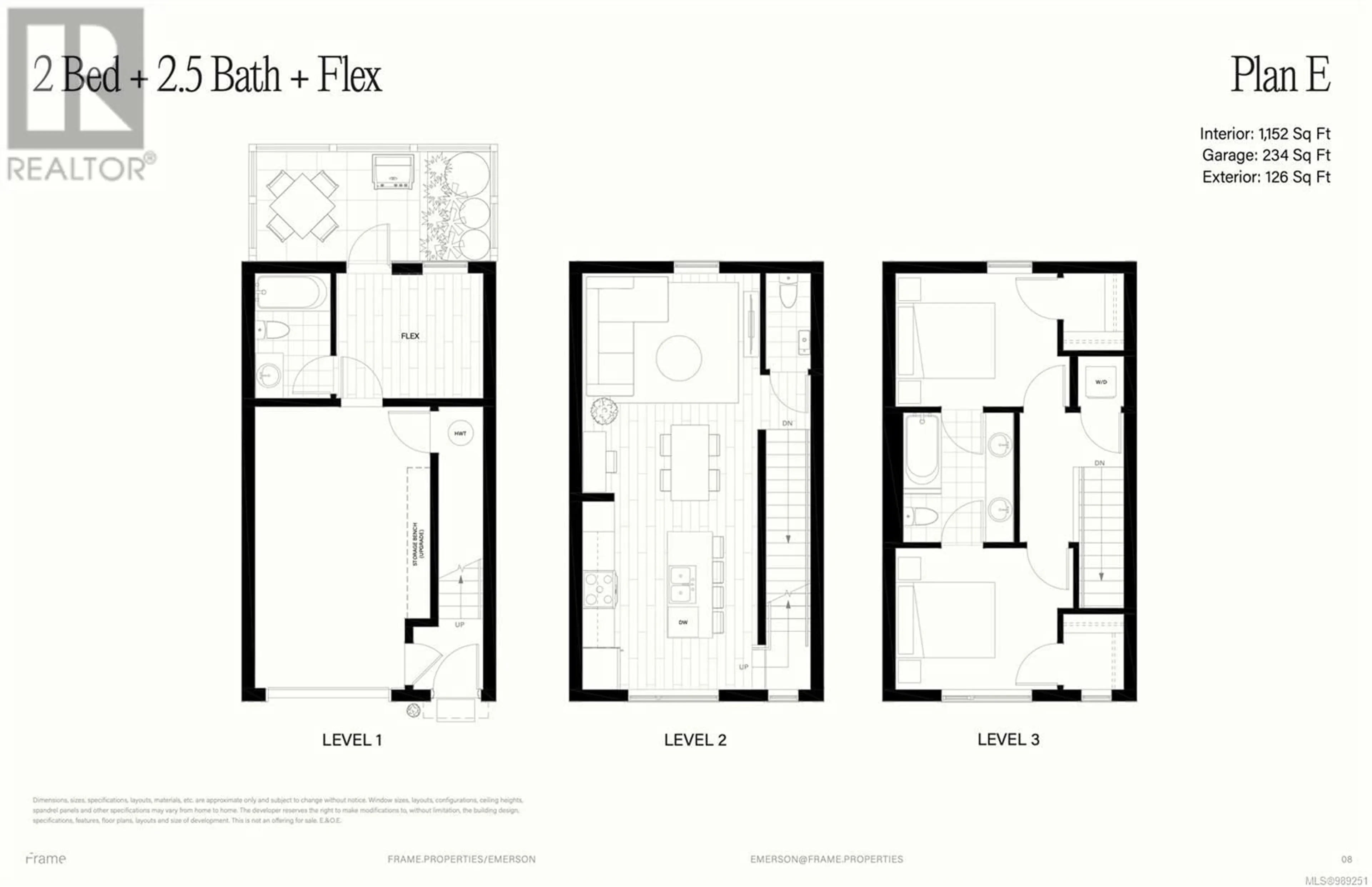Floor plan for 2 - 2538 SHELBOURNE STREET, Victoria British Columbia V8R4L5