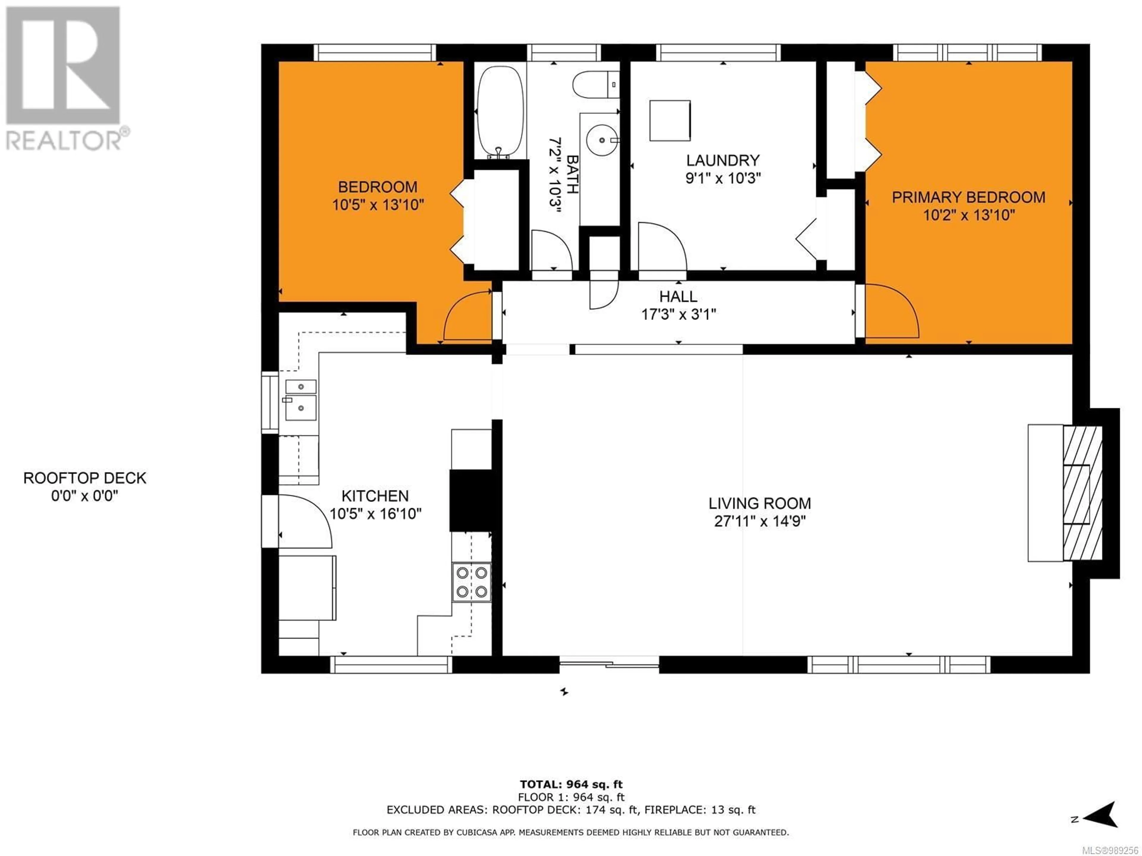 Floor plan for 601 WARDEN Cds, Campbell River British Columbia V9W3Y4