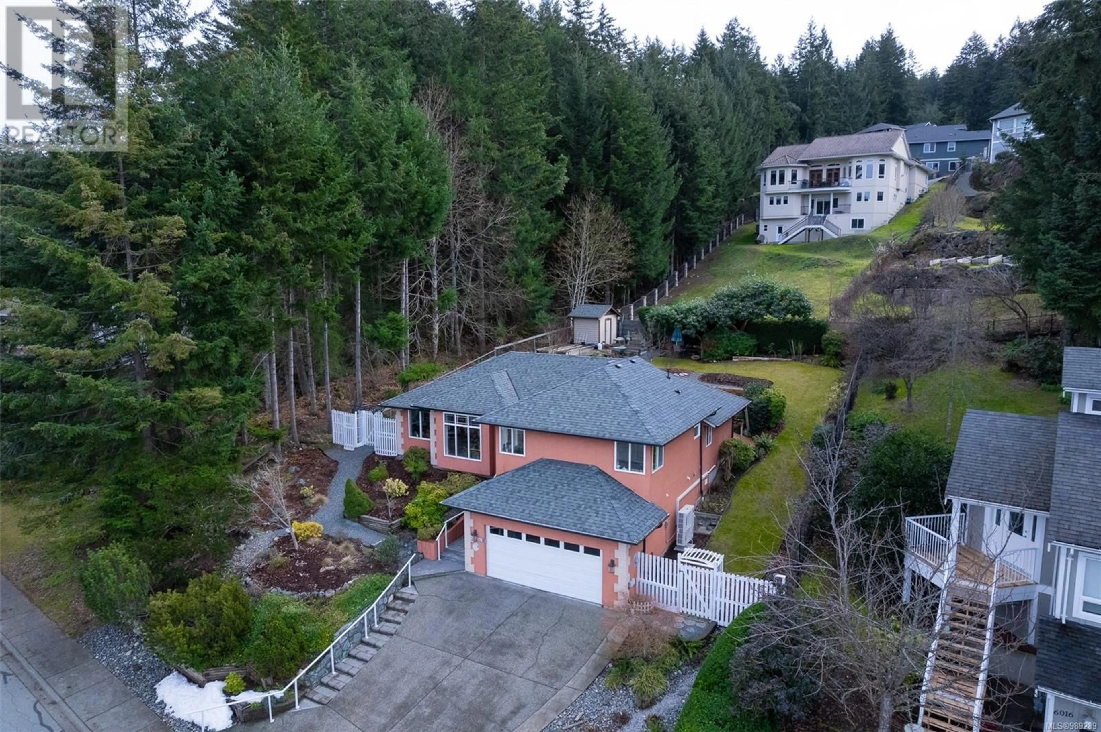 A pic from outside/outdoor area/front of a property/back of a property/a pic from drone, unknown for 6010 Salish Rd, Duncan British Columbia V9L5P7