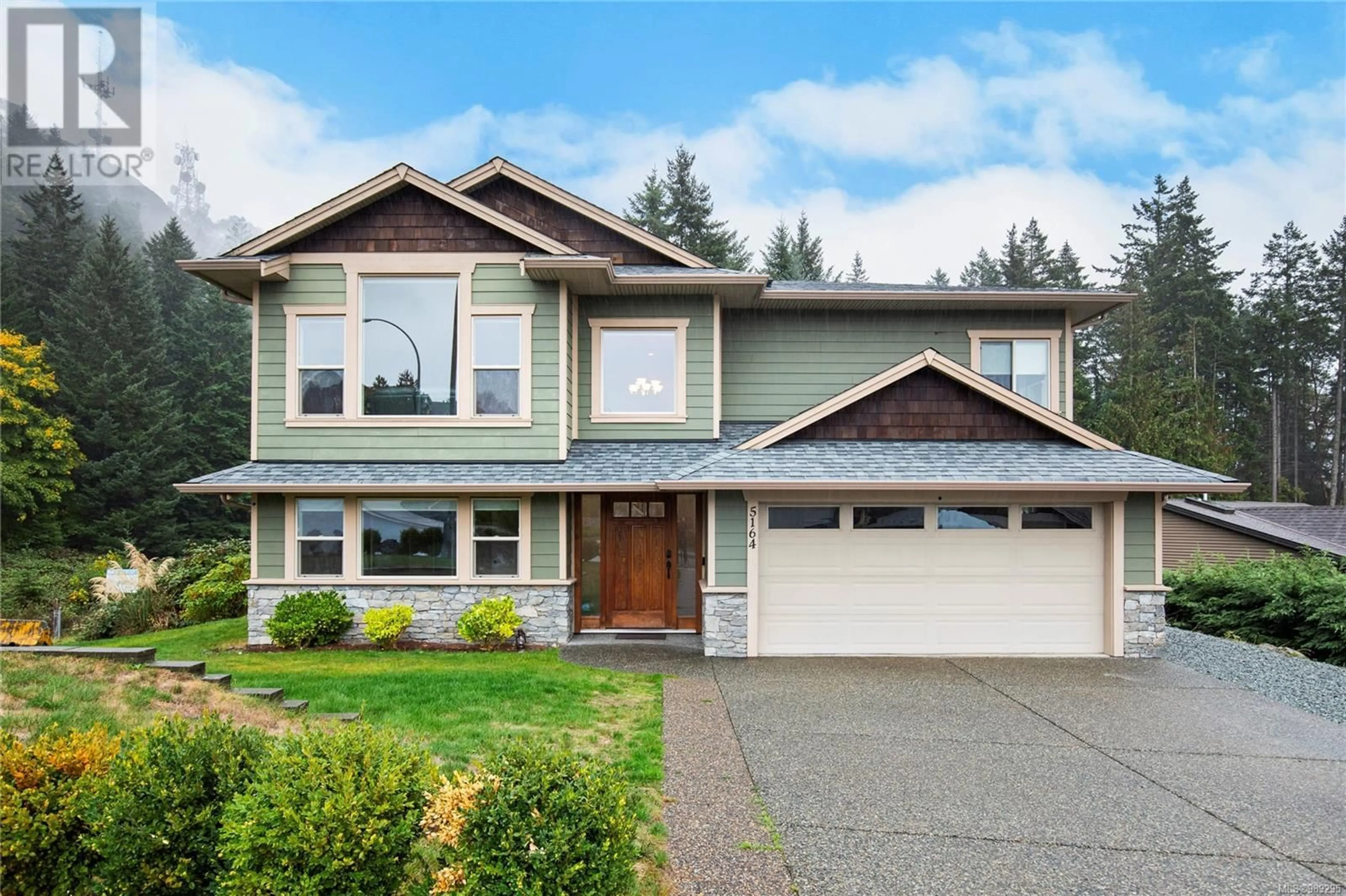 Home with vinyl exterior material, street for 5164 OWLSTONE PLACE, Nanaimo British Columbia V9T0B4