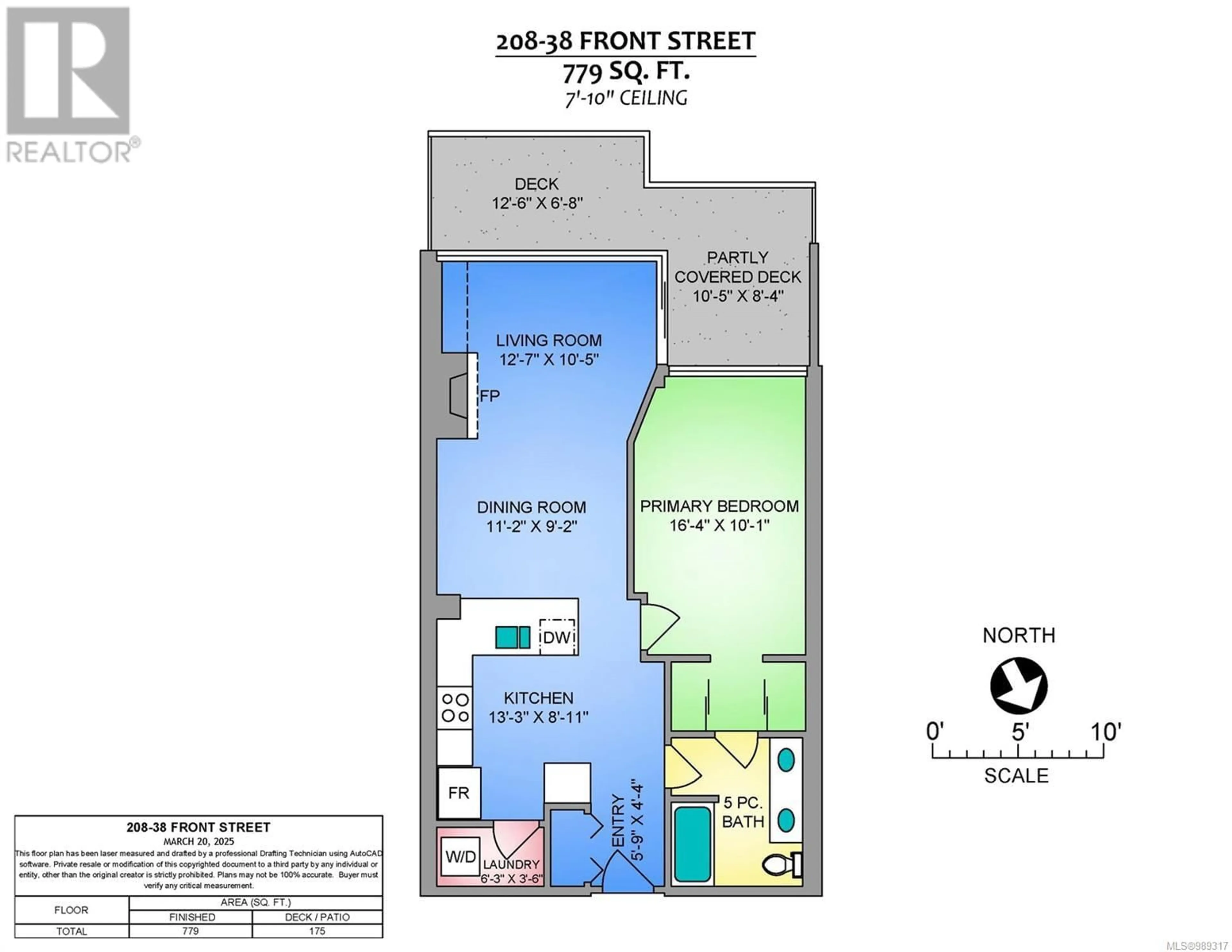 Floor plan for 208 - 38 FRONT STREET, Nanaimo British Columbia V9R0B8
