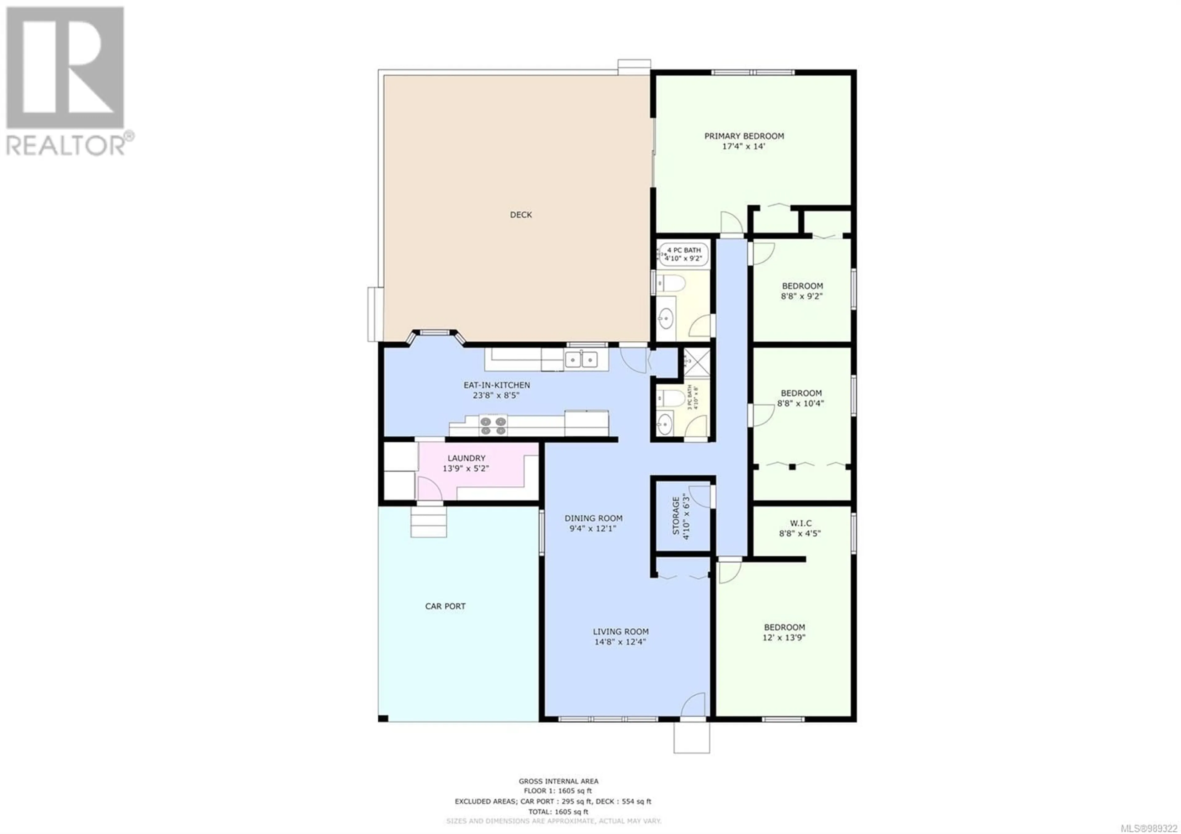 Floor plan for 3316 Hawkes Blvd, Duncan British Columbia V9L4T2