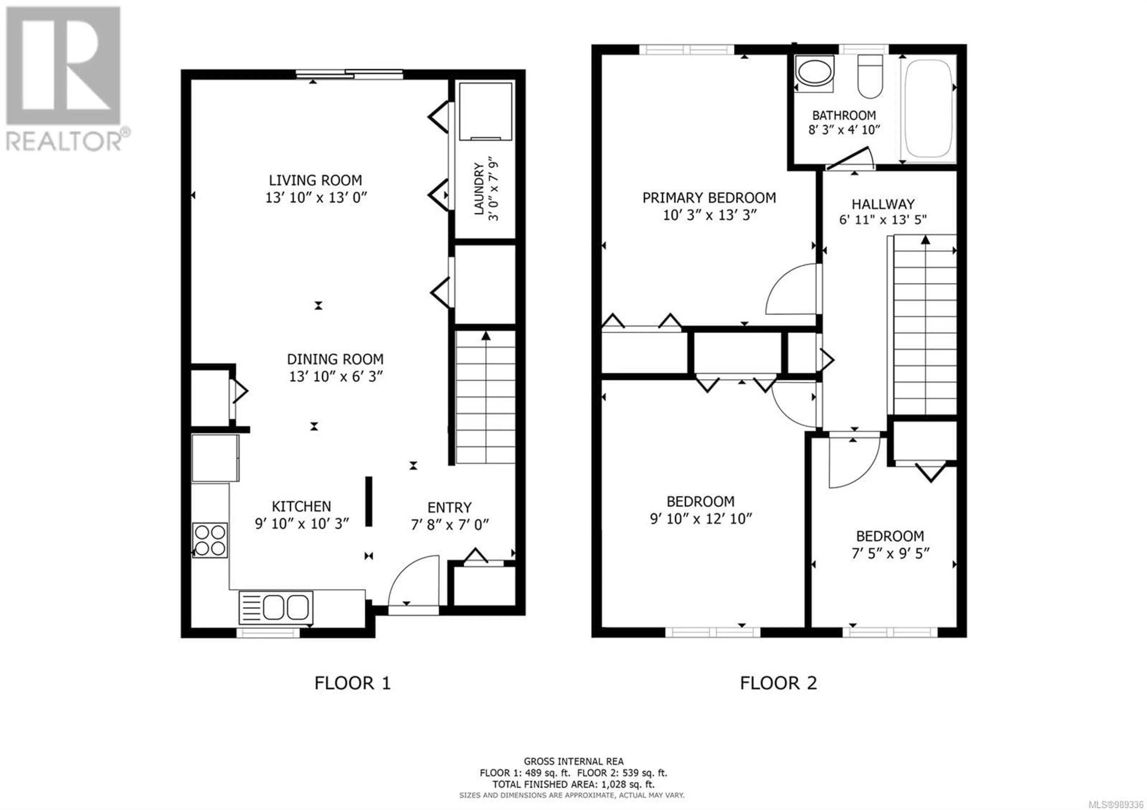 Floor plan for 2 - 704 7TH AVENUE, Campbell River British Columbia V9W4A4