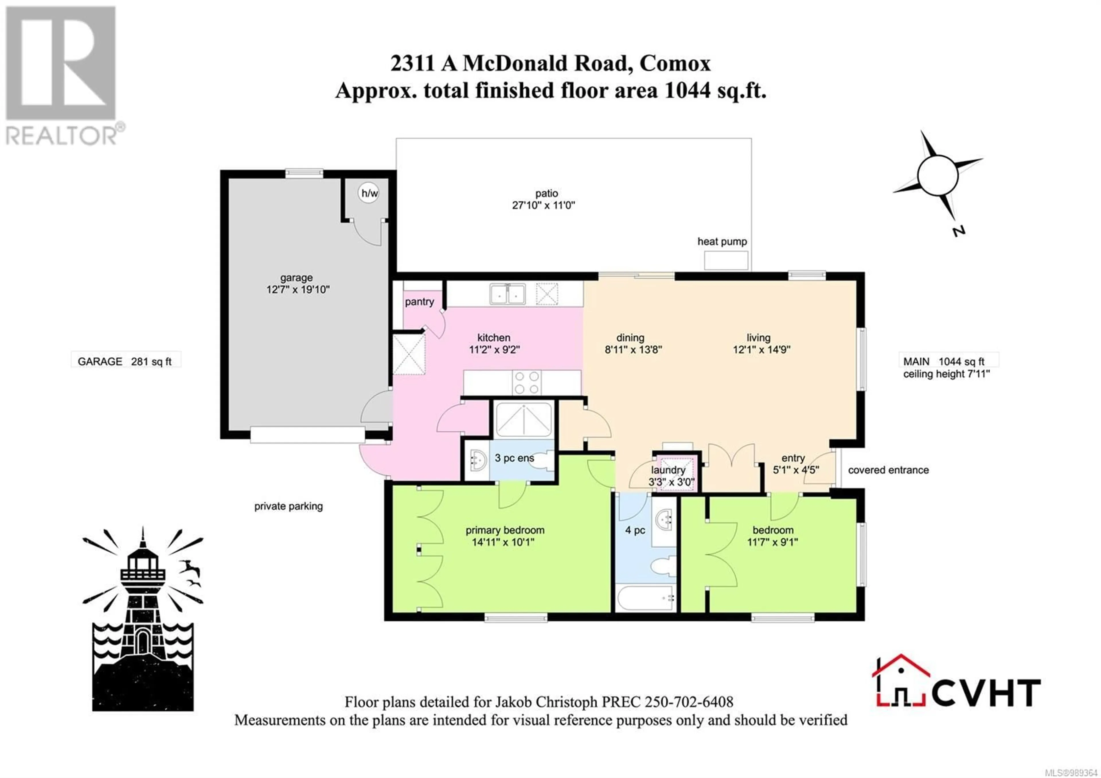 Floor plan for A 2311 McDonald Rd, Comox British Columbia V9M0C8