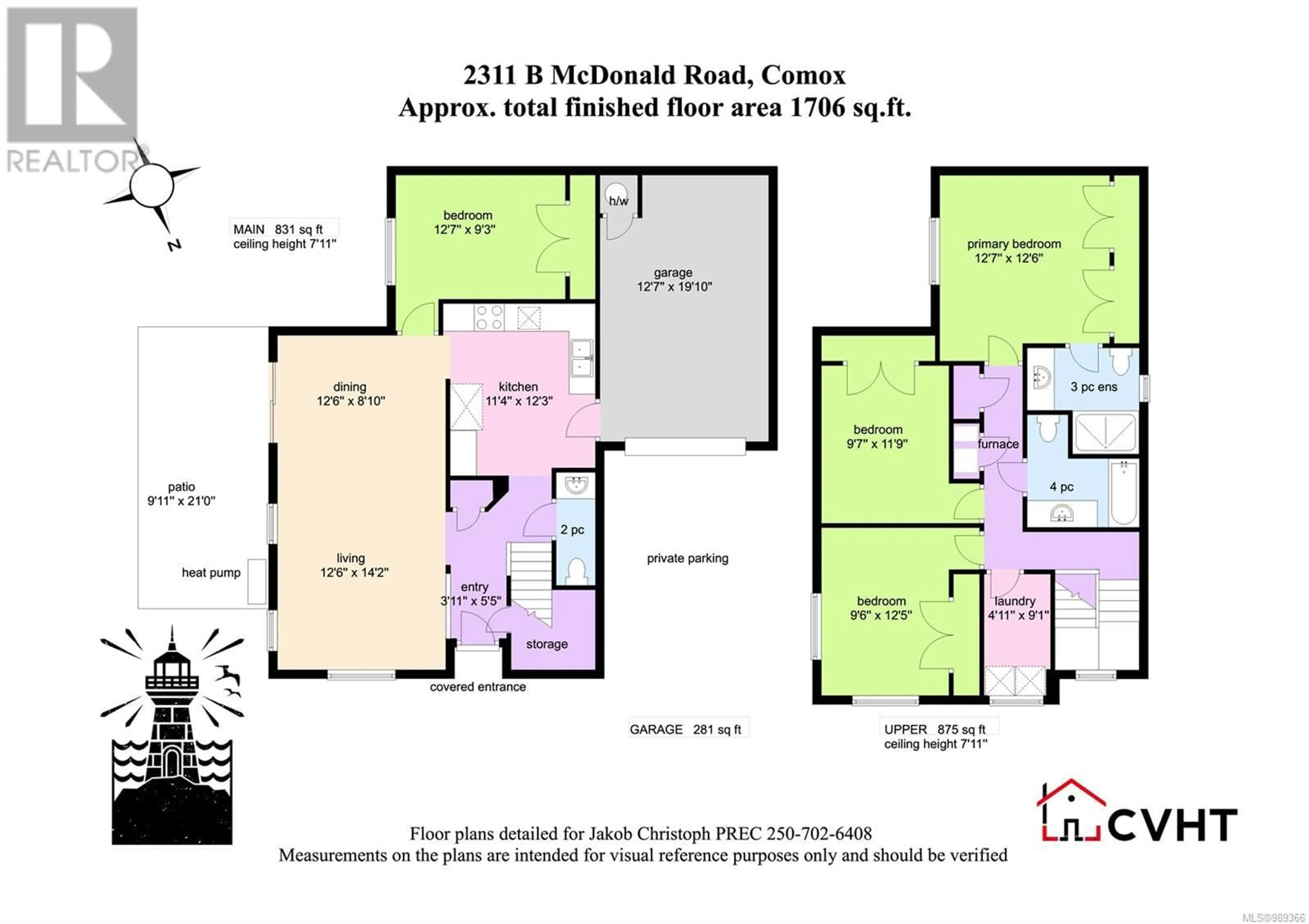 Floor plan for B 2311 McDonald Rd, Comox British Columbia V9M0C8