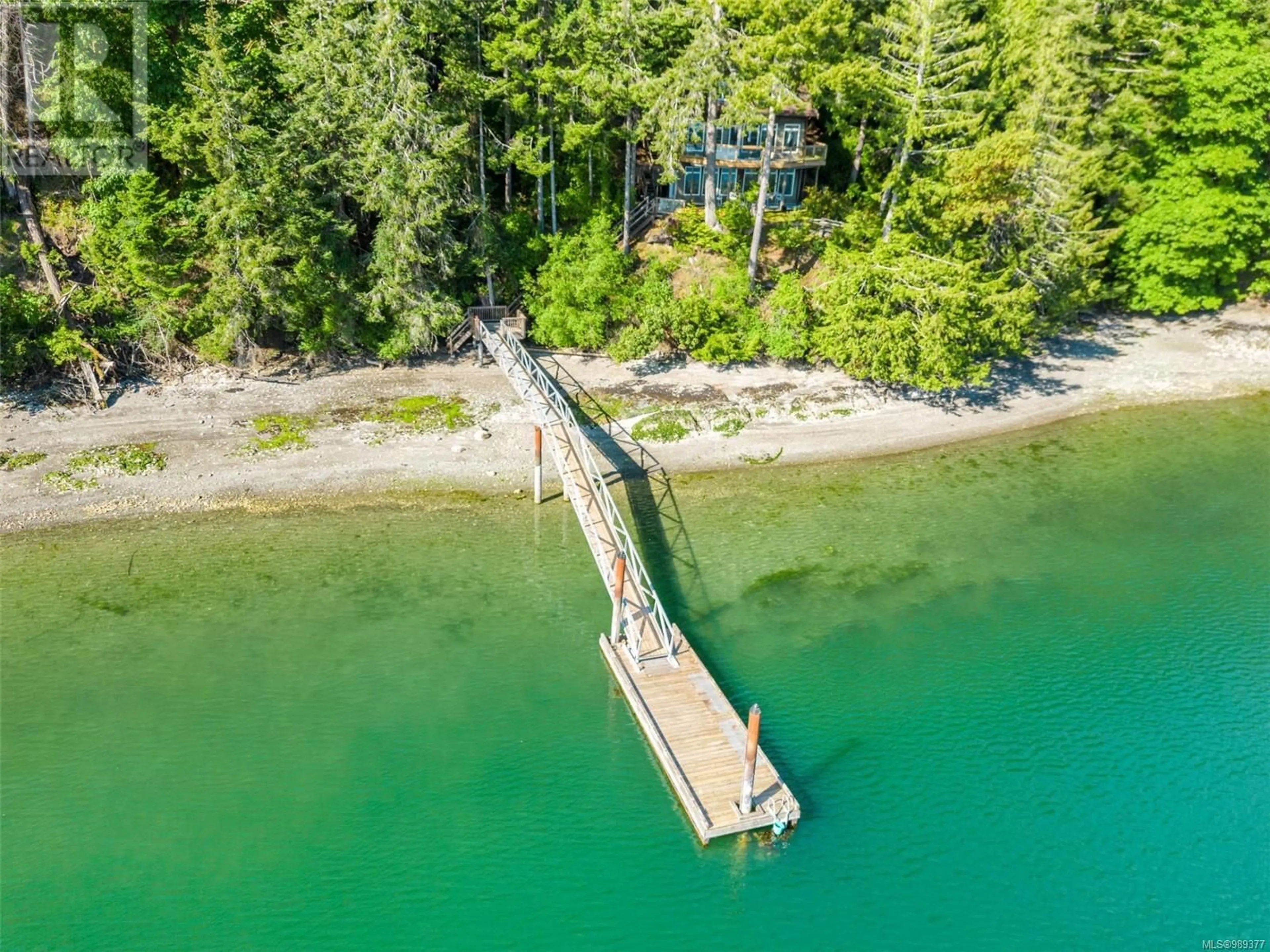 A pic from outside/outdoor area/front of a property/back of a property/a pic from drone, water/lake/river/ocean view for 124 Little Mountain Rd, Salt Spring British Columbia V8K2L4