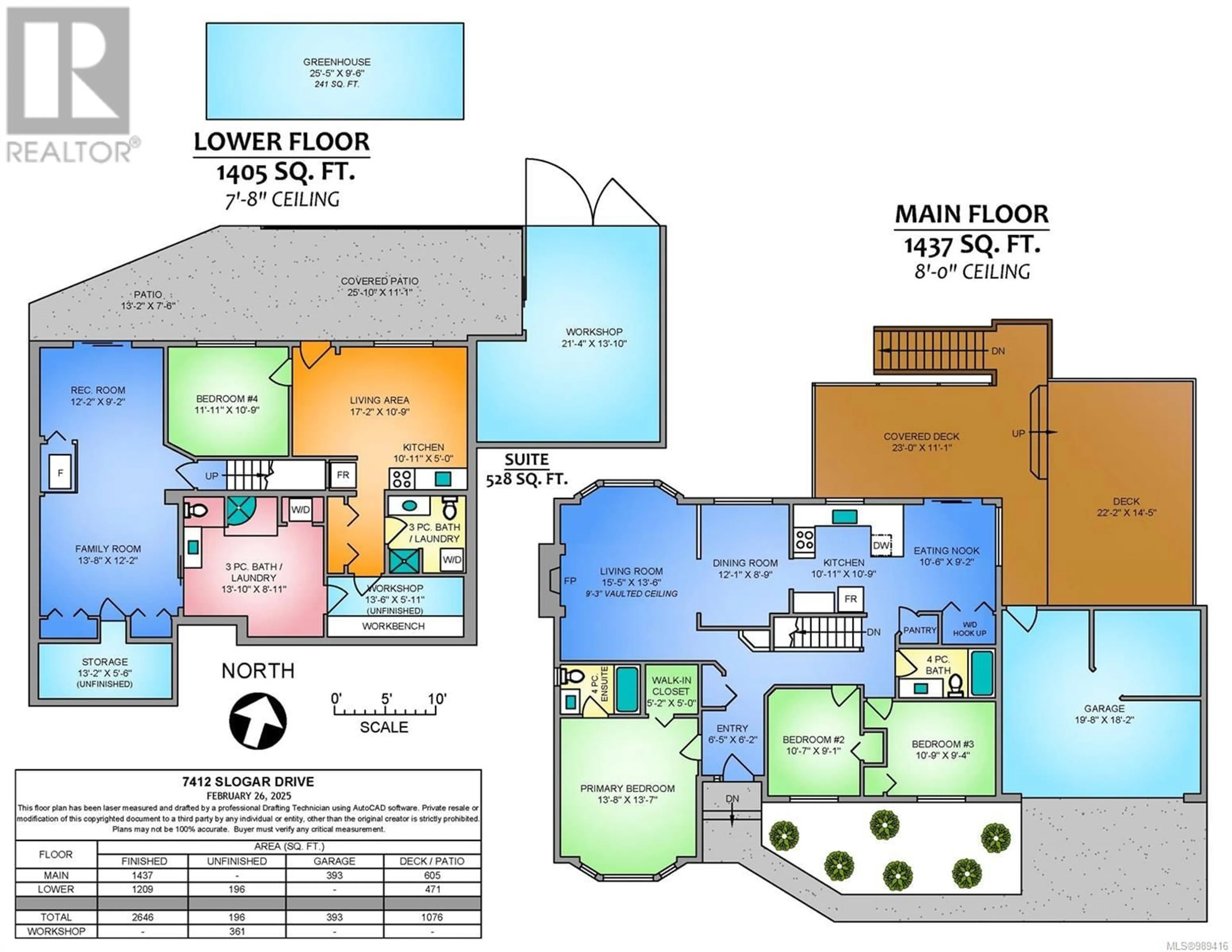 Floor plan for 7412 Slogar Dr, Lantzville British Columbia V0R2H0