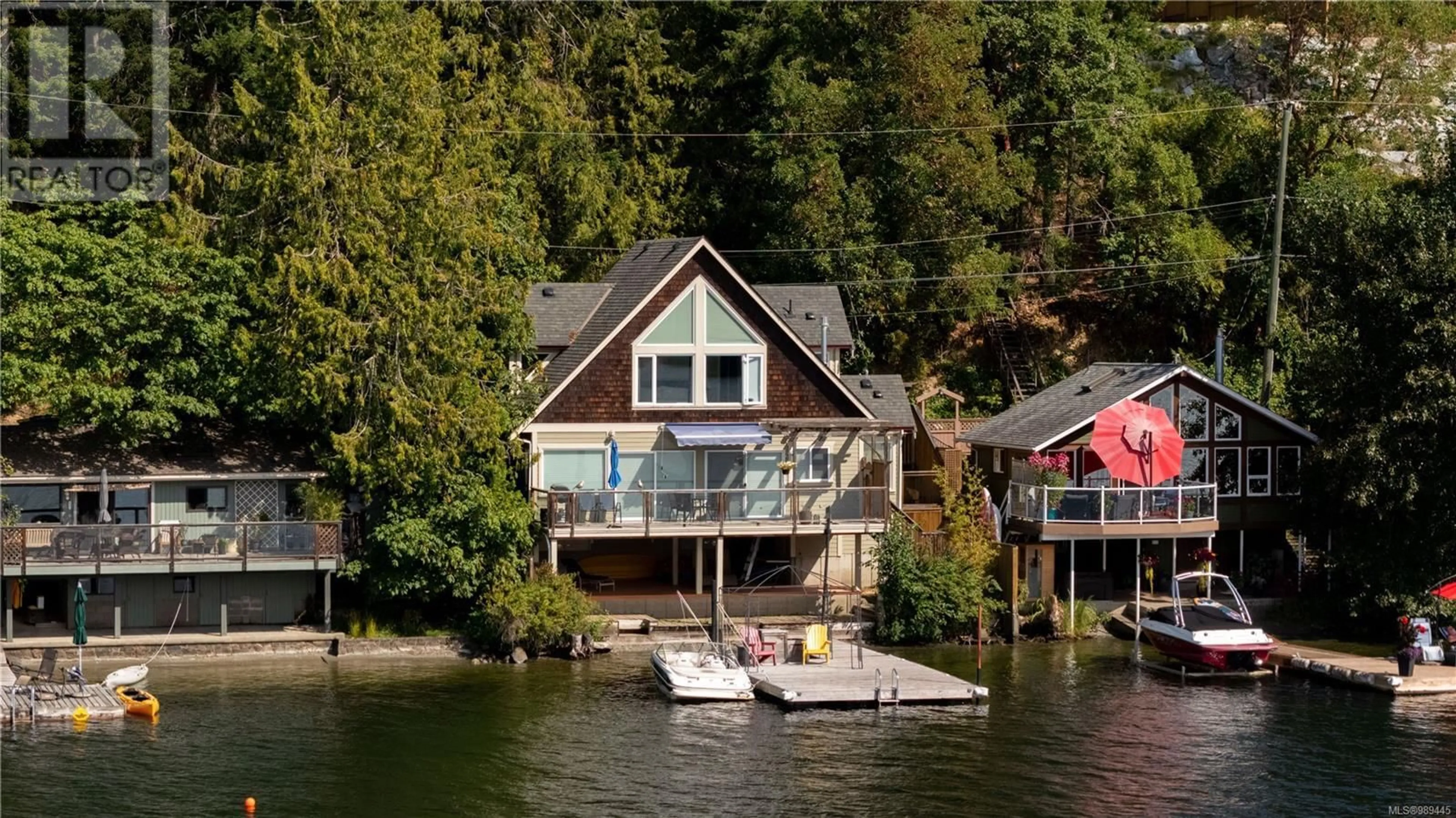 Home with vinyl exterior material, water/lake/river/ocean view for 2278 SHAWNIGAN LAKE ROAD, Shawnigan Lake British Columbia V0R2W5