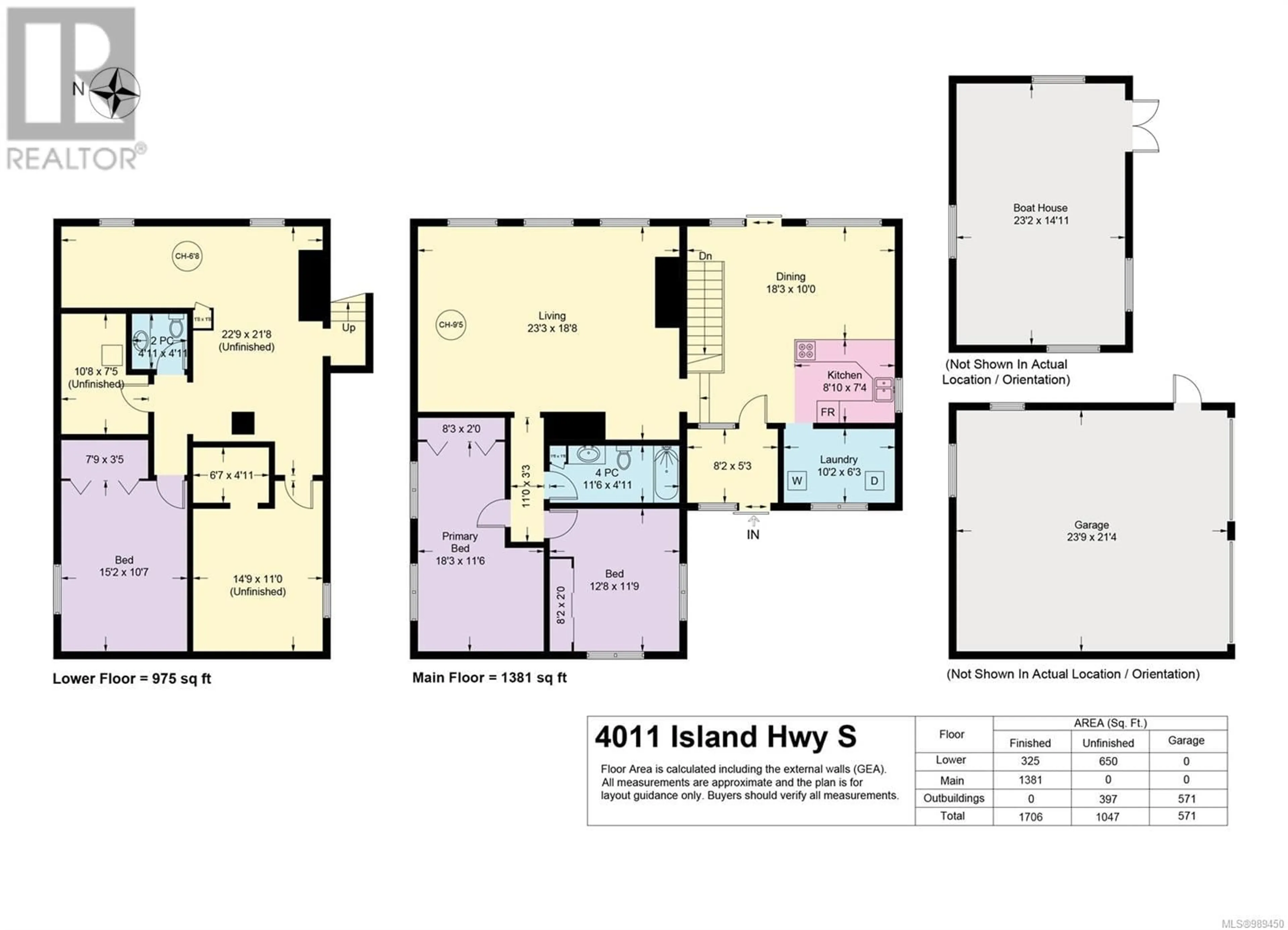 Floor plan for 4011 Island Hwy, Oyster River British Columbia V9H1G4