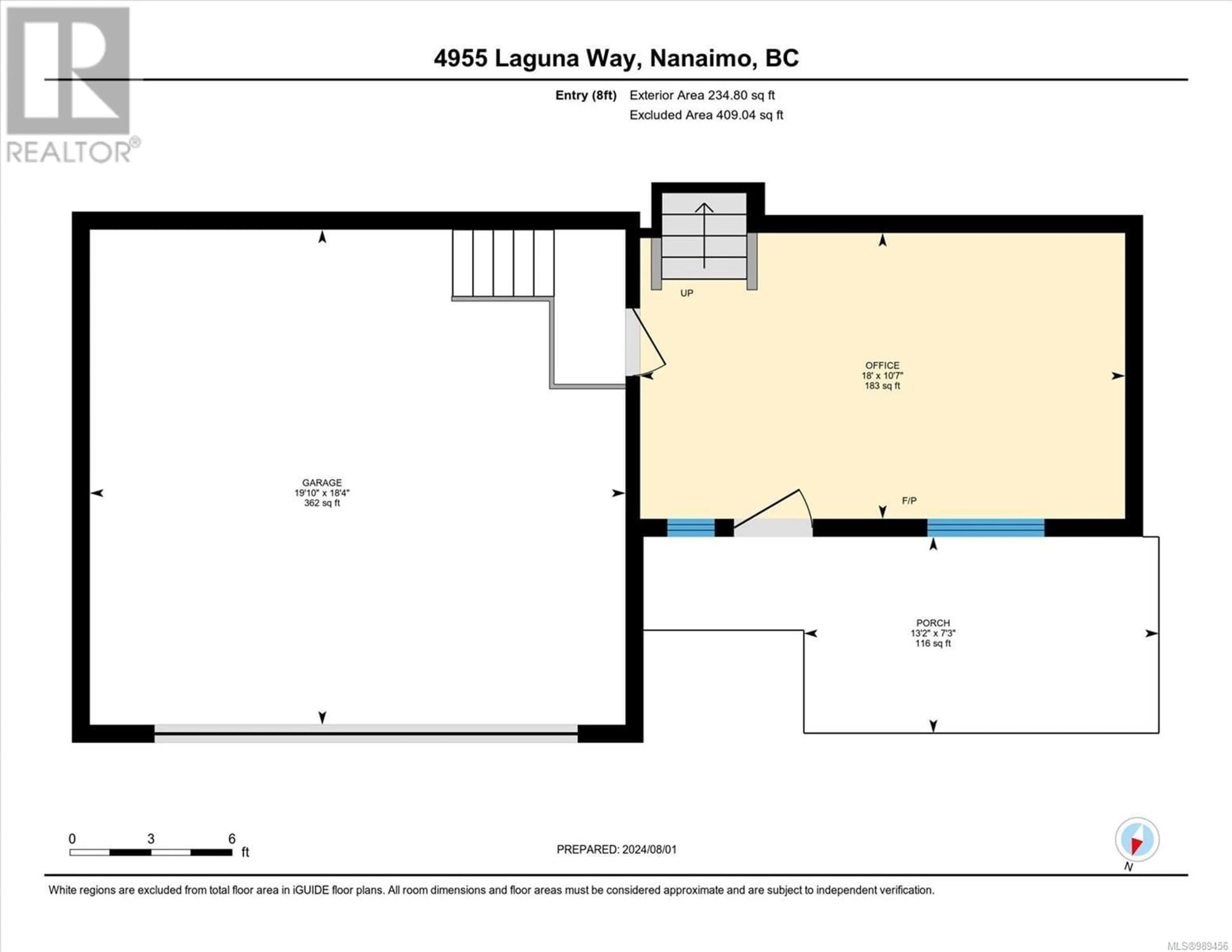 Floor plan for 4955 Laguna Way, Nanaimo British Columbia V9T5L7