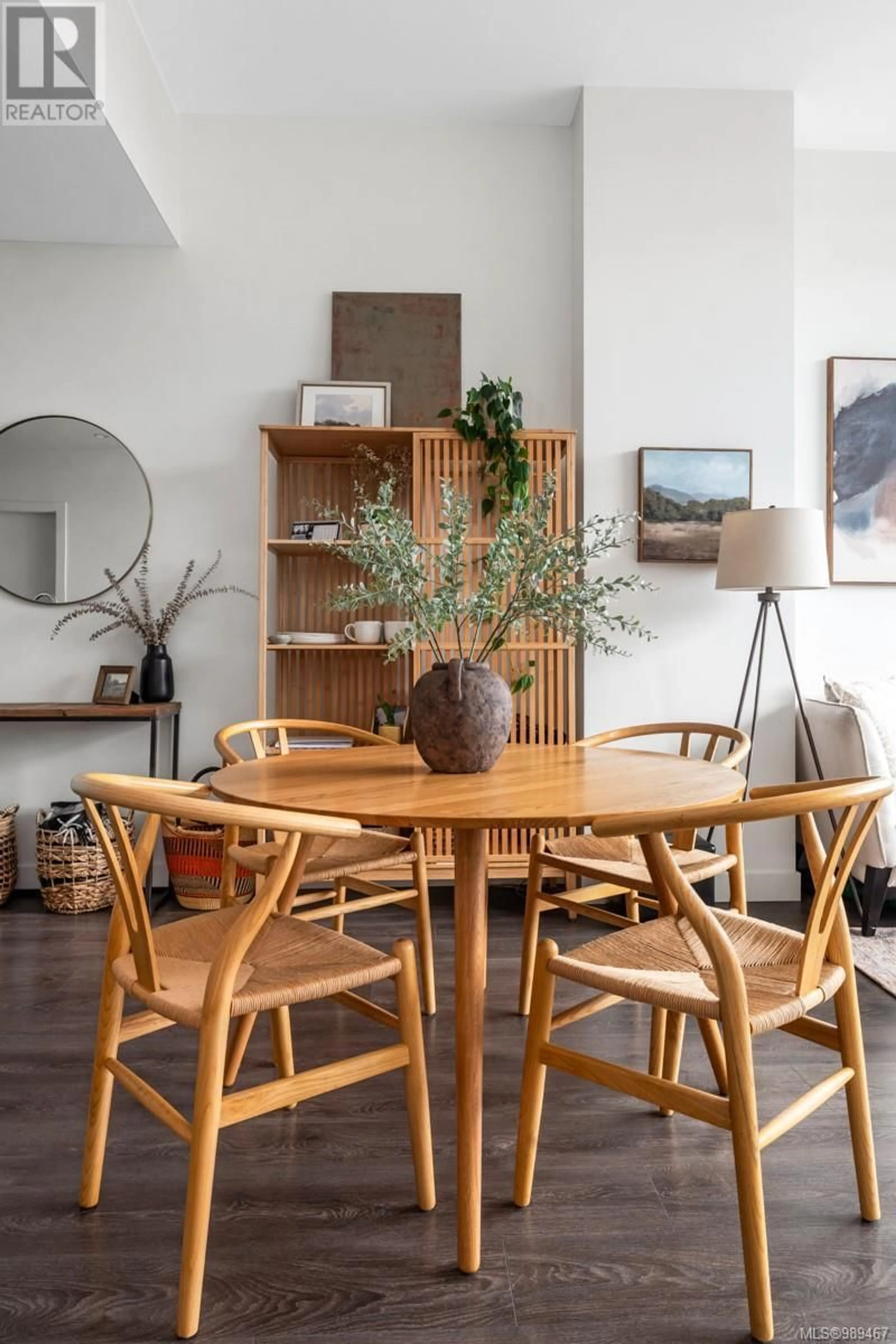 Dining room, wood/laminate floor for 104 60 Saghalie Rd, Victoria British Columbia V9A0B8