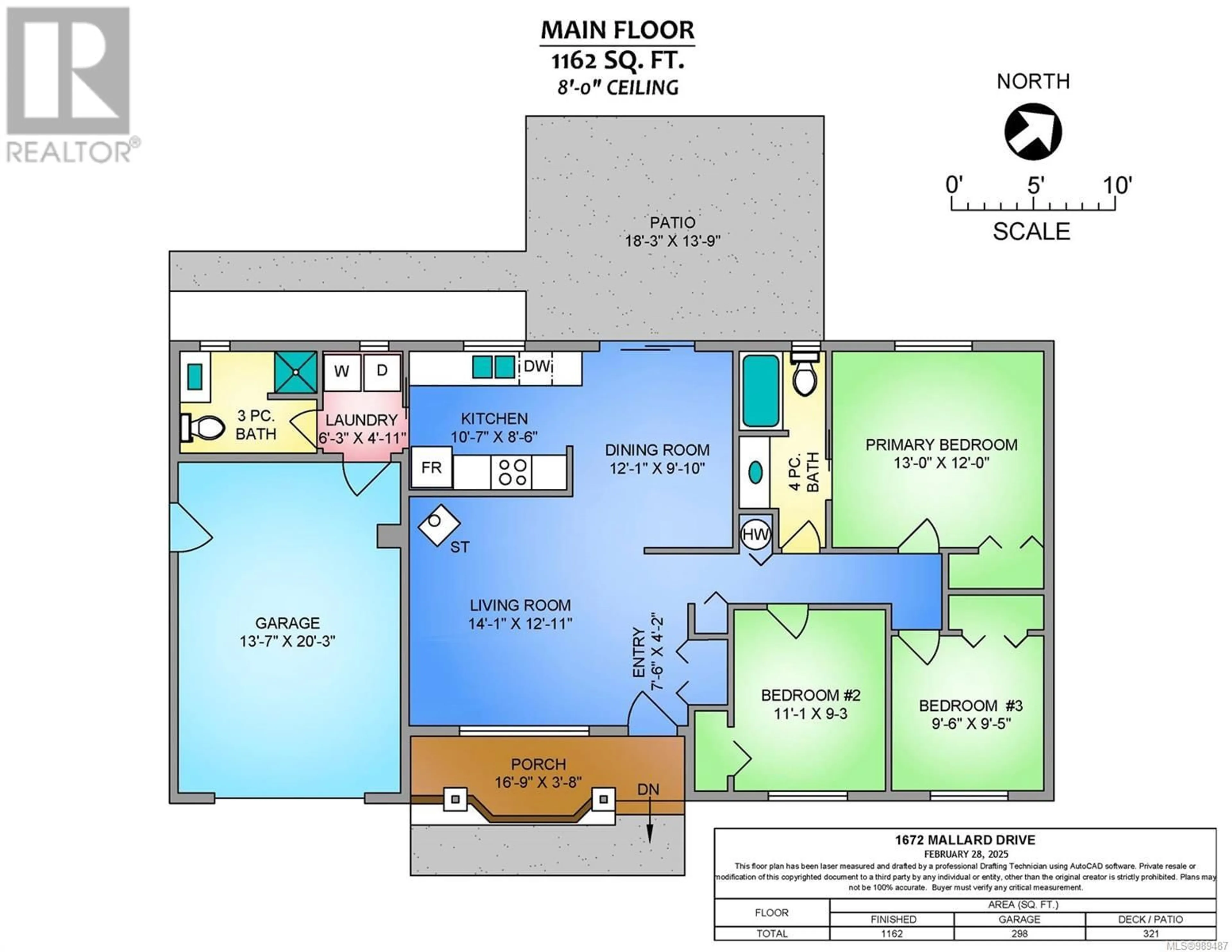 Floor plan for 1672 Mallard Dr, Nanaimo British Columbia V9S2X7