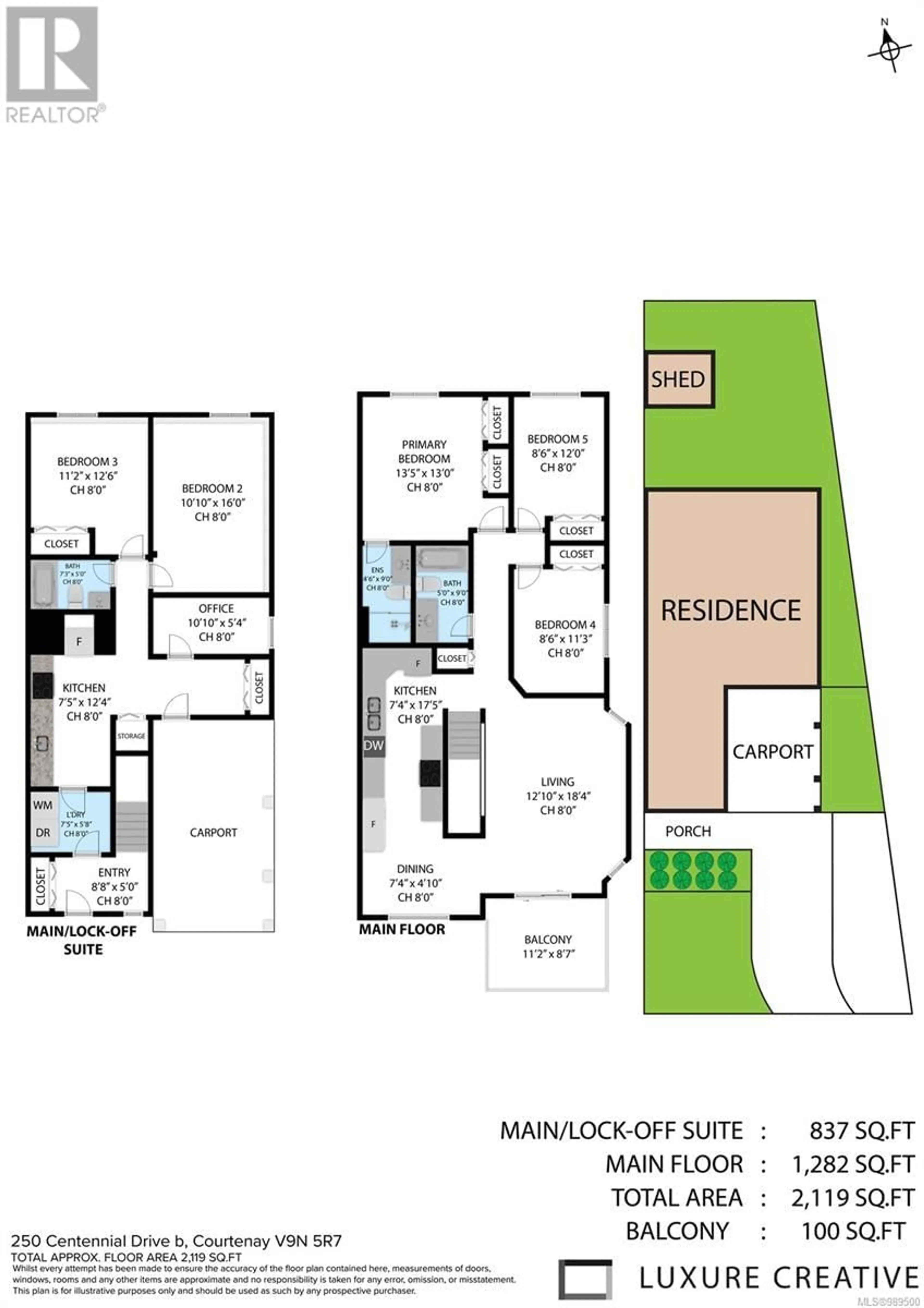 Floor plan for B - 250 CENTENNIAL DRIVE, Courtenay British Columbia V9N5R7