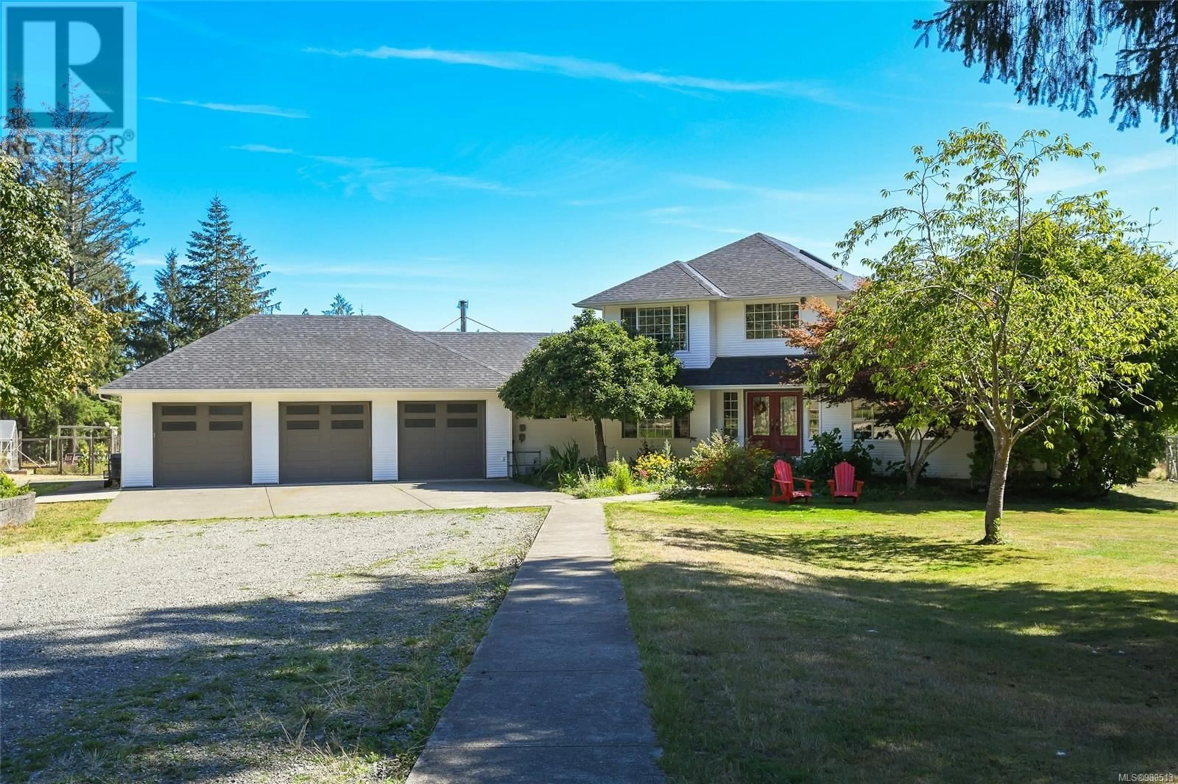 A pic from outside/outdoor area/front of a property/back of a property/a pic from drone, unknown for 2096 MAY ROAD, Comox British Columbia V9J1X7