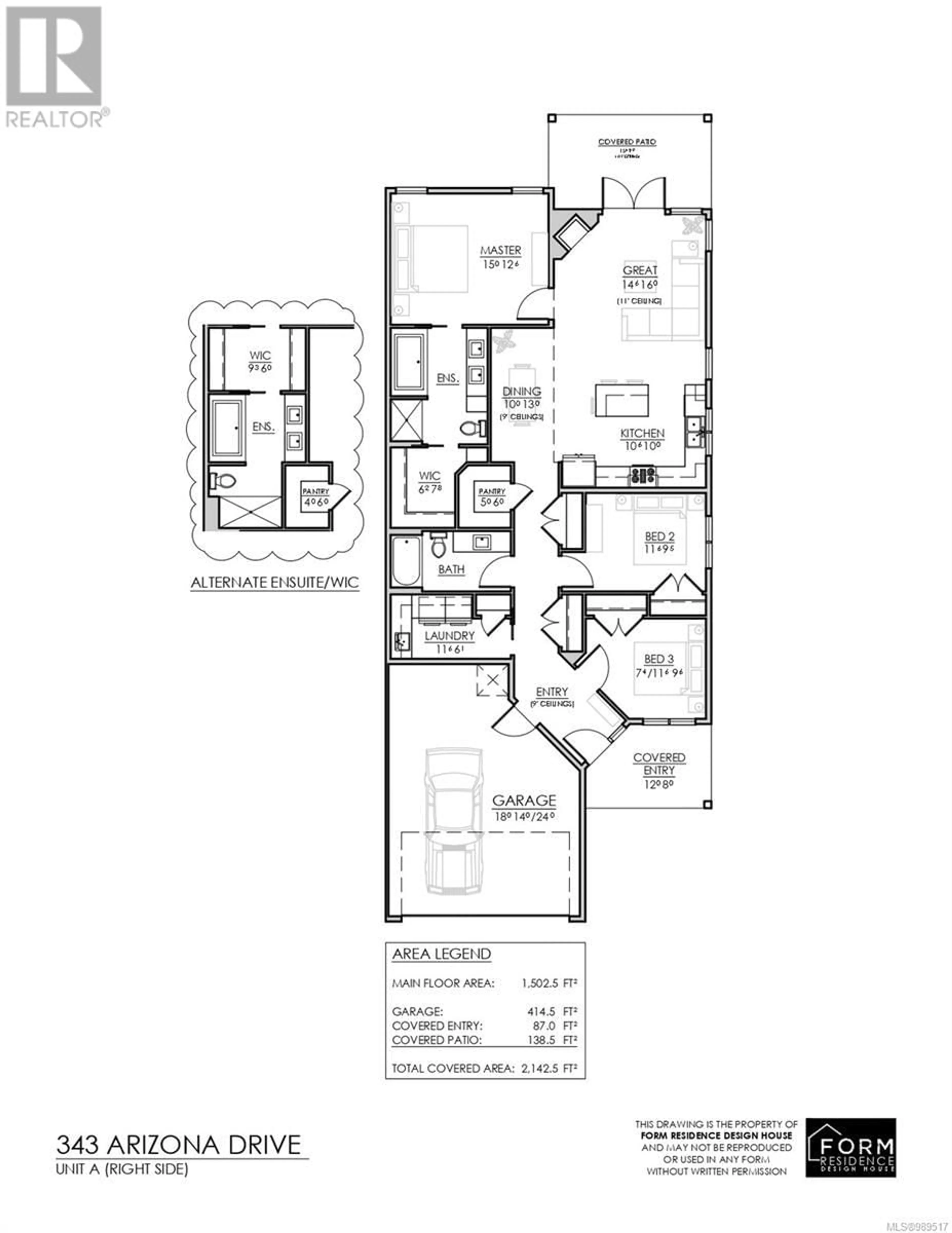 Floor plan for 1 343 Arizona Dr, Campbell River British Columbia V9H0C6