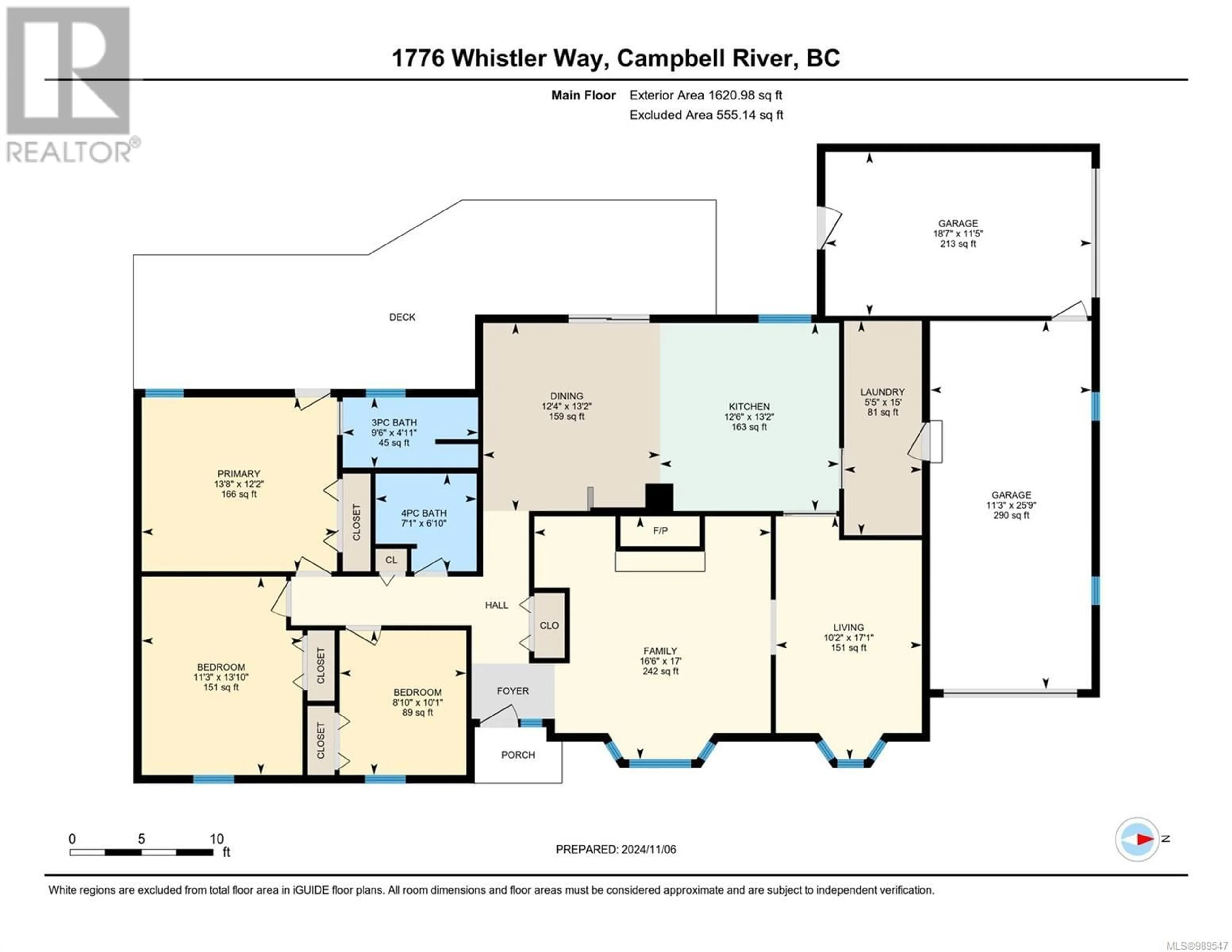 Floor plan for 1776 Whistler Way, Campbell River British Columbia V9W6R2