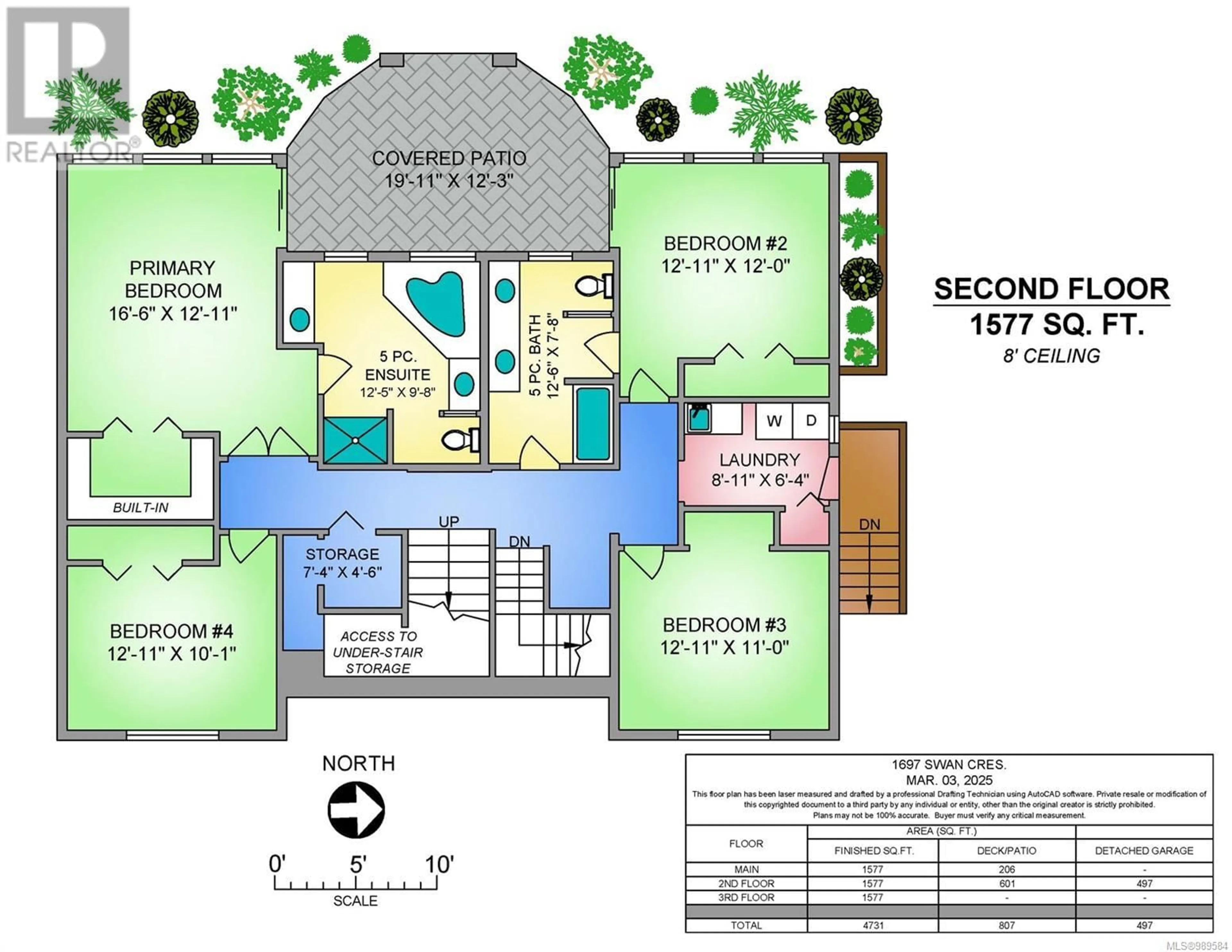 Floor plan for 1697 SWAN CRESCENT, Courtenay British Columbia V9N9A7