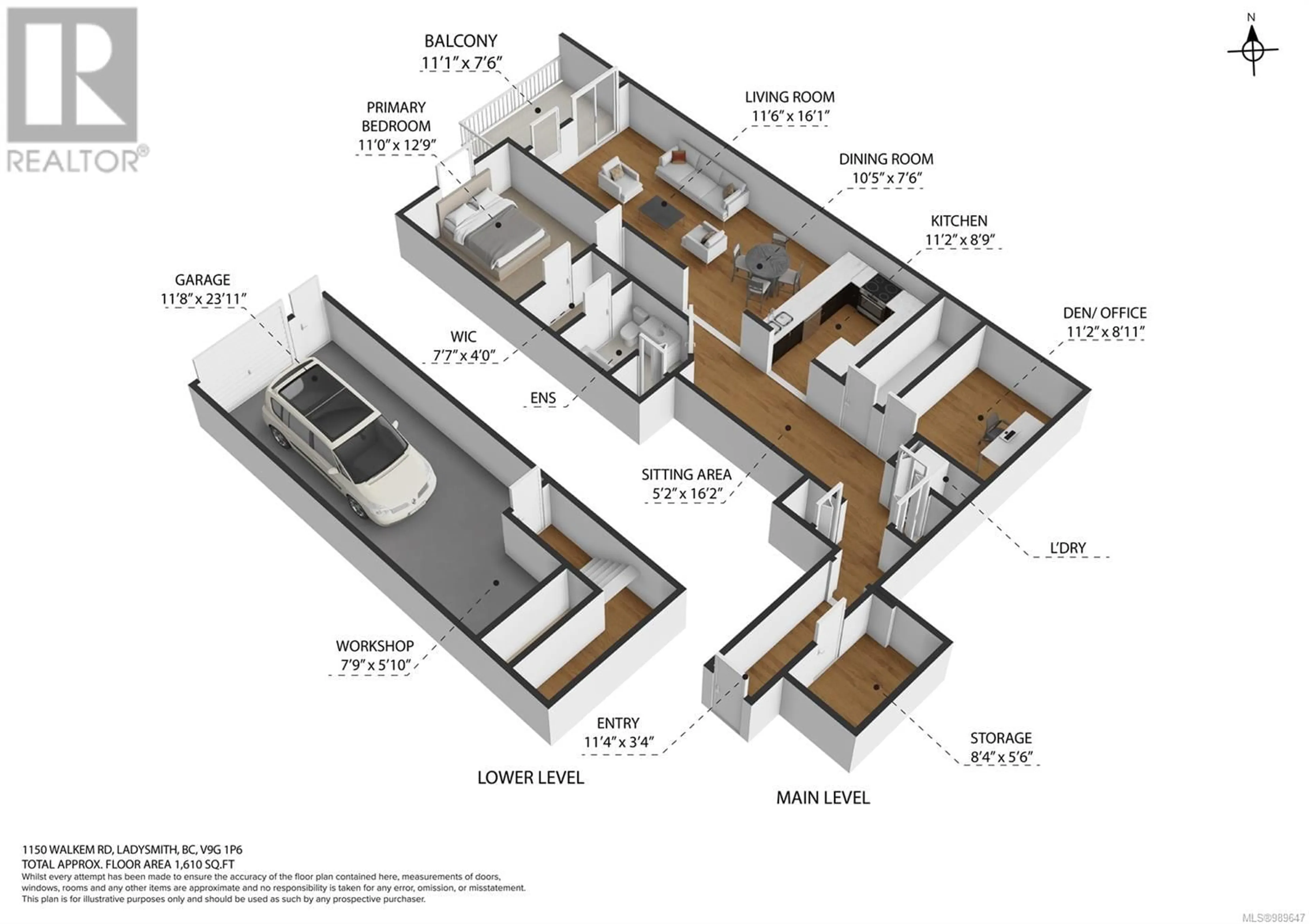 Floor plan for 203 1150 Walkem Rd, Ladysmith British Columbia V9G1S1