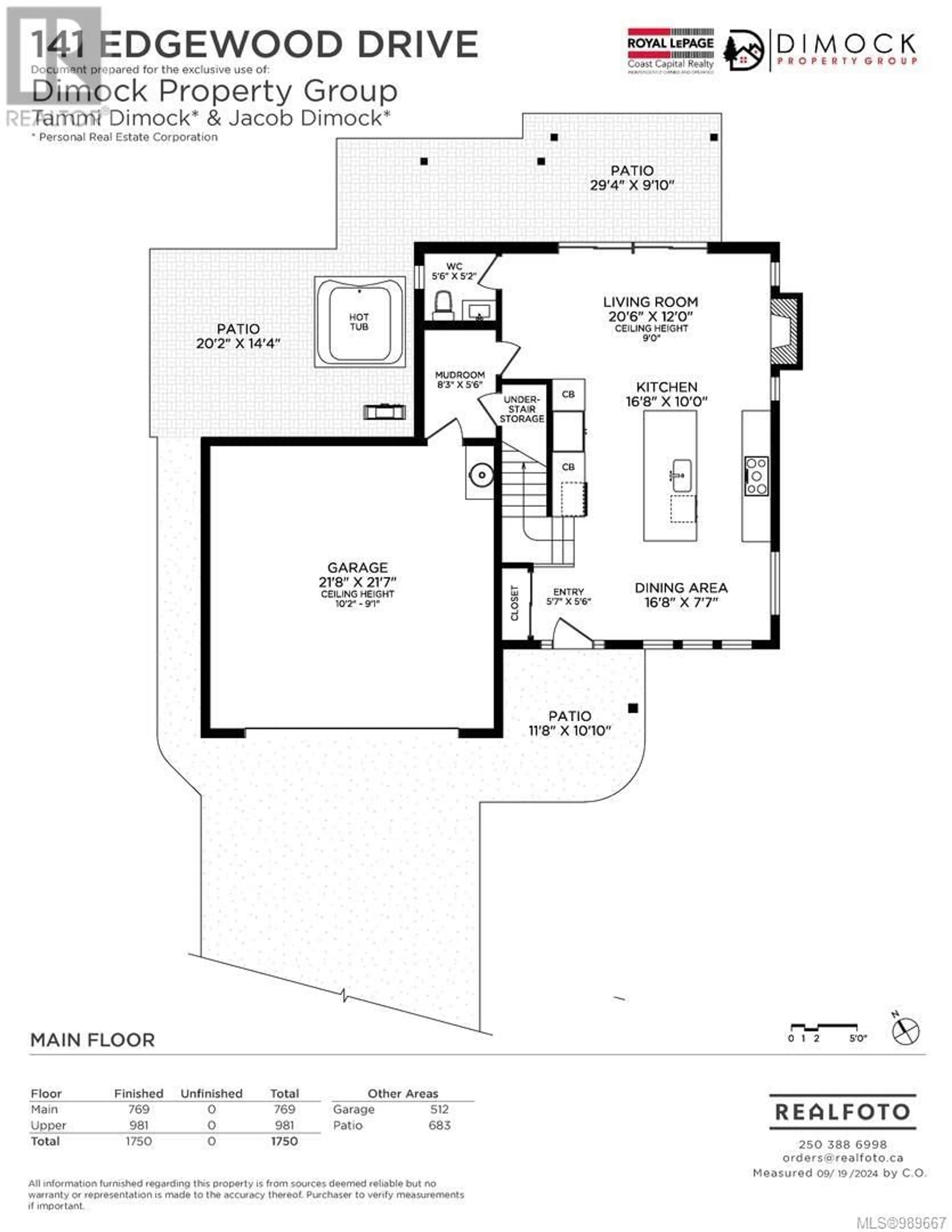 Floor plan for 141 EDGEWOOD DRIVE, Lake Cowichan British Columbia V0R2G0