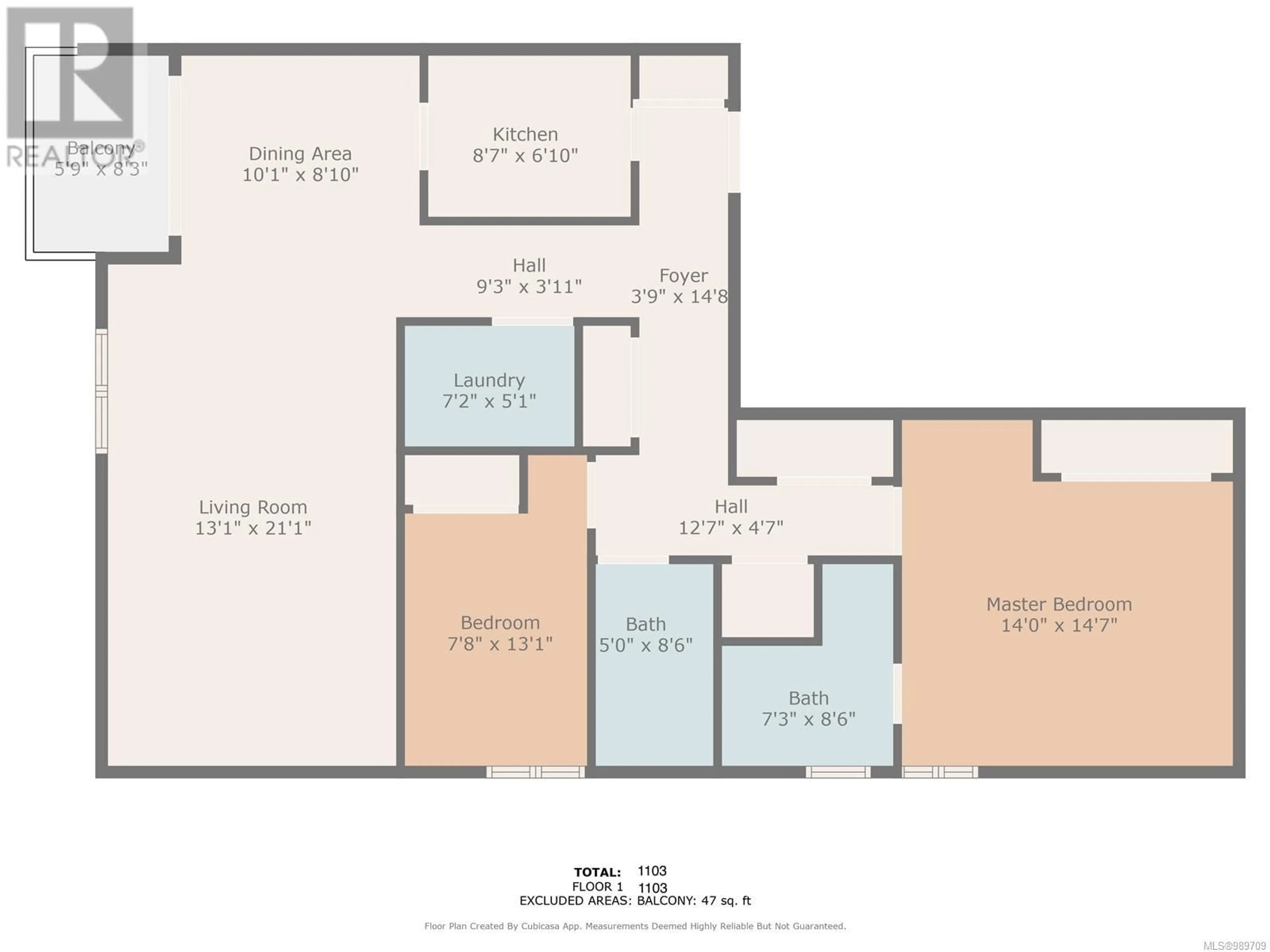 Floor plan for 401 - 894 ISLAND HIGHWAY SOUTH, Campbell River British Columbia V9W1A8
