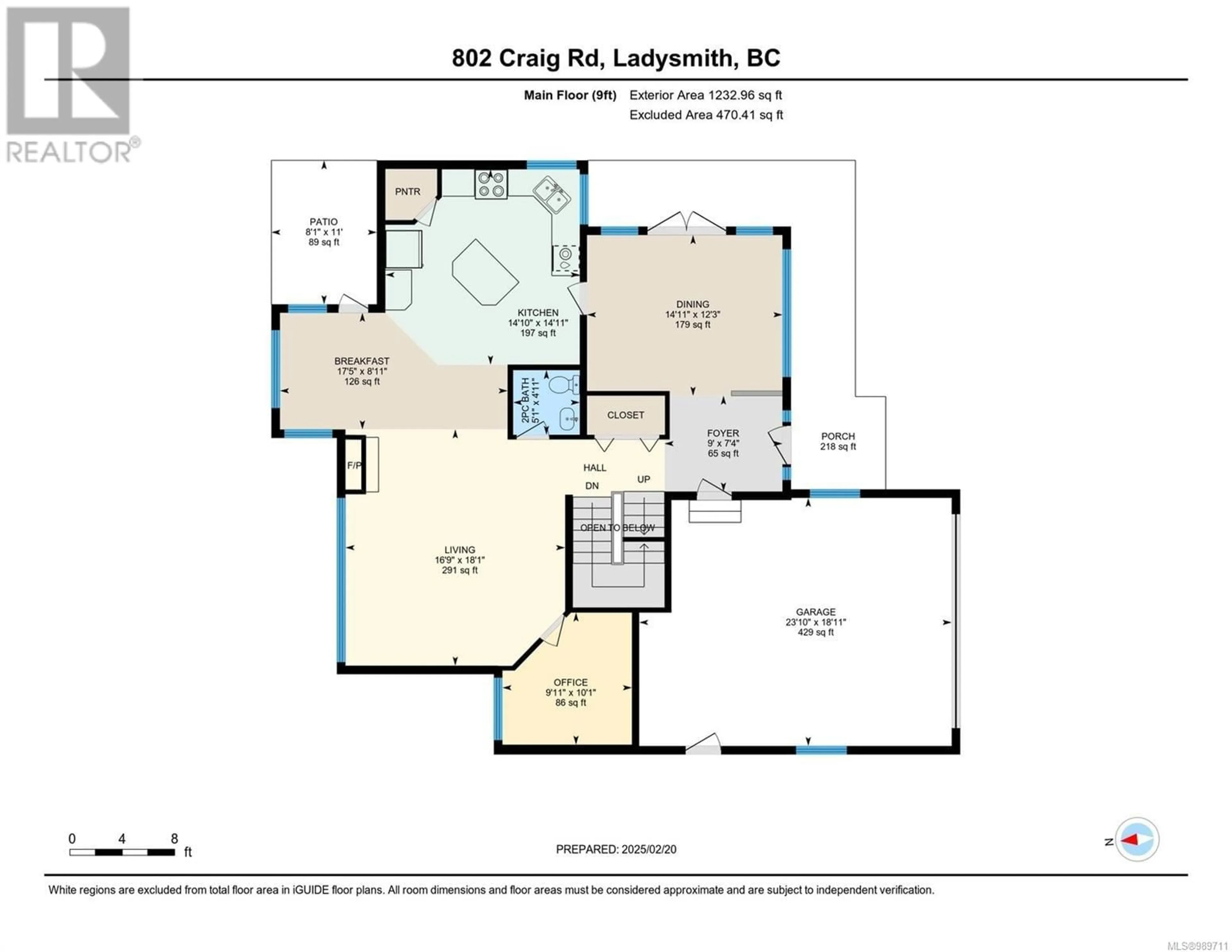 Floor plan for 802 CRAIG ROAD, Ladysmith British Columbia V9G2C4