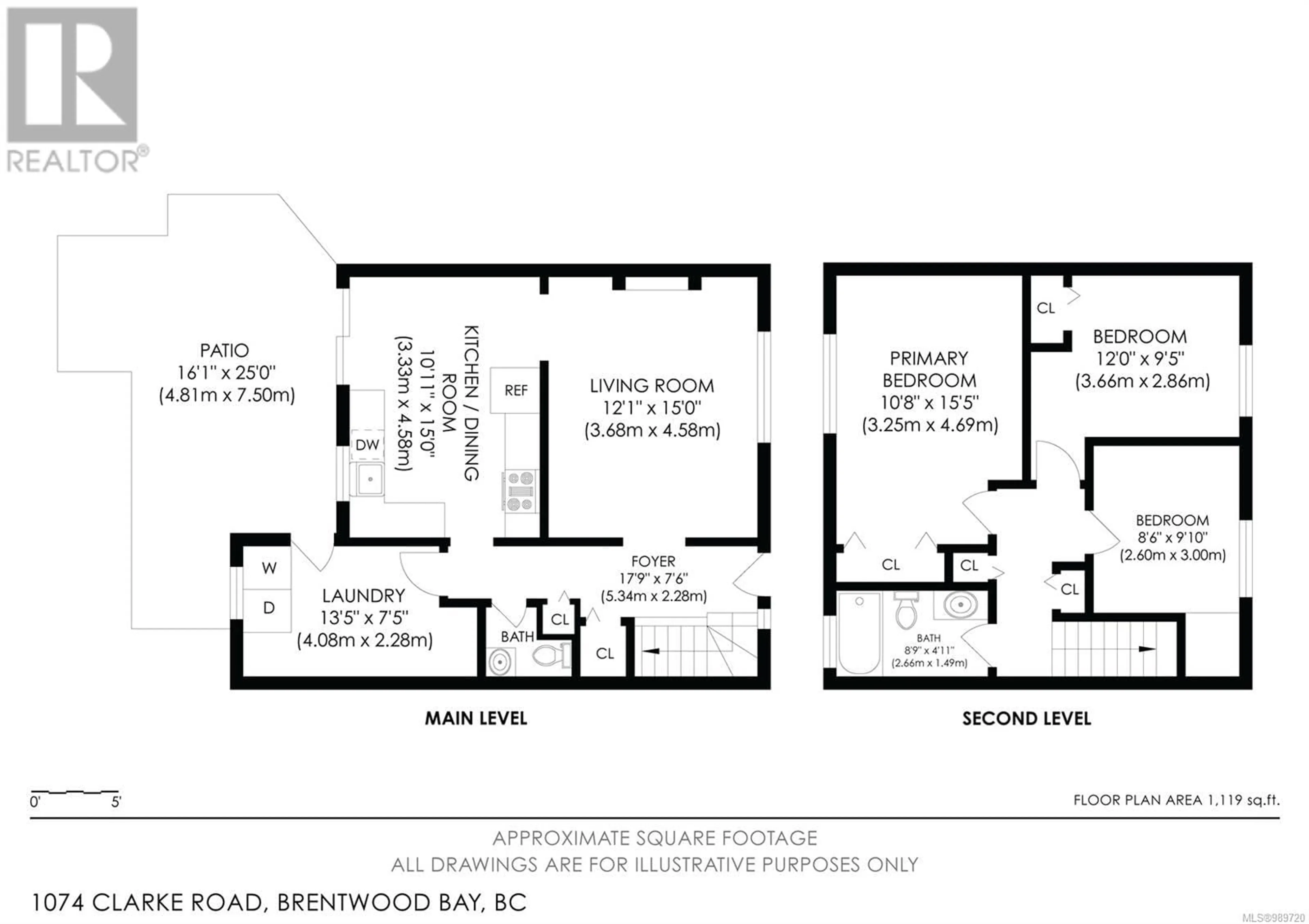 Floor plan for 1074 Clarke Rd, Central Saanich British Columbia V8M1C7