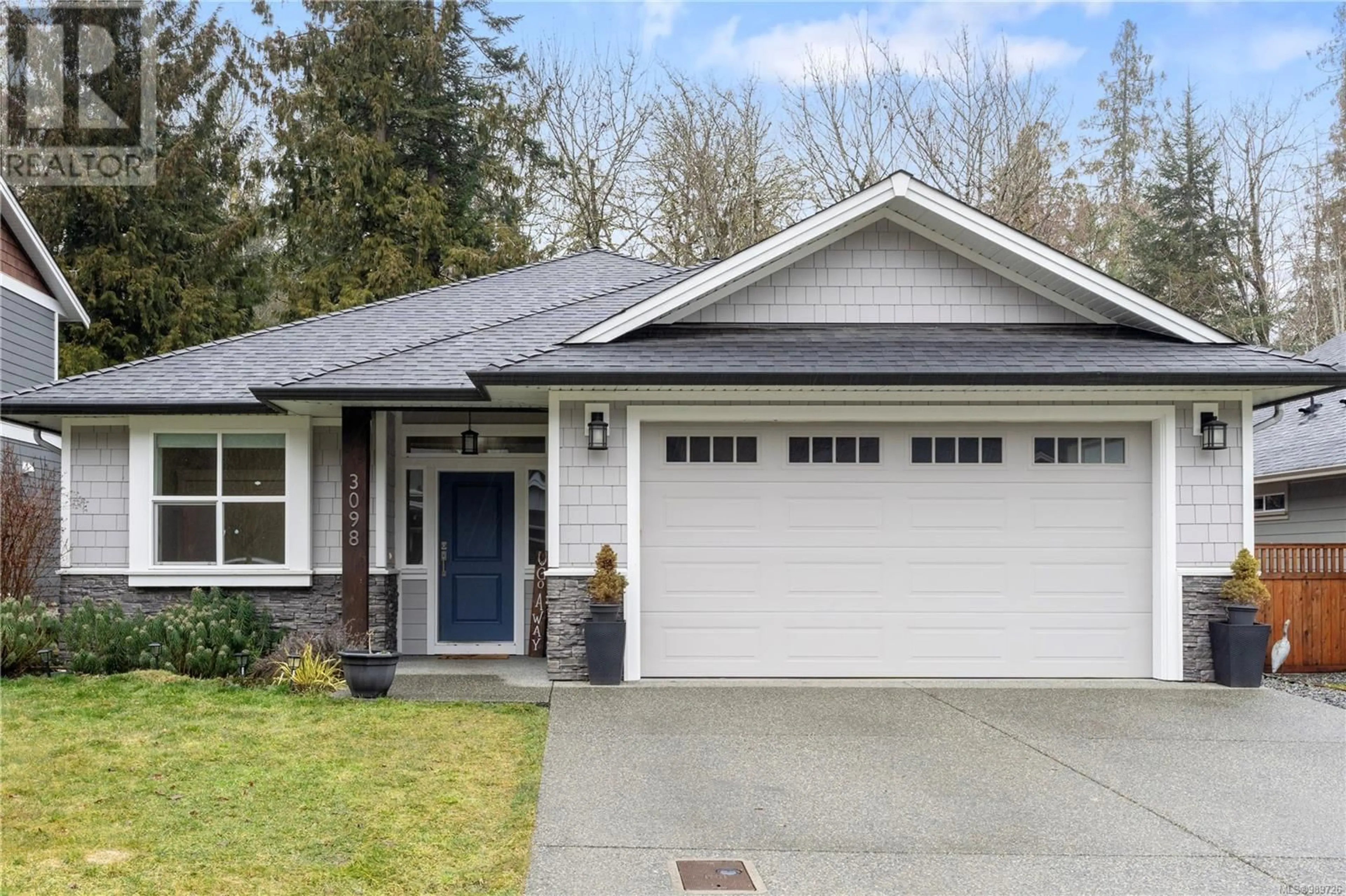 Home with vinyl exterior material, street for 3098 Keystone Dr, Duncan British Columbia V9L0E1