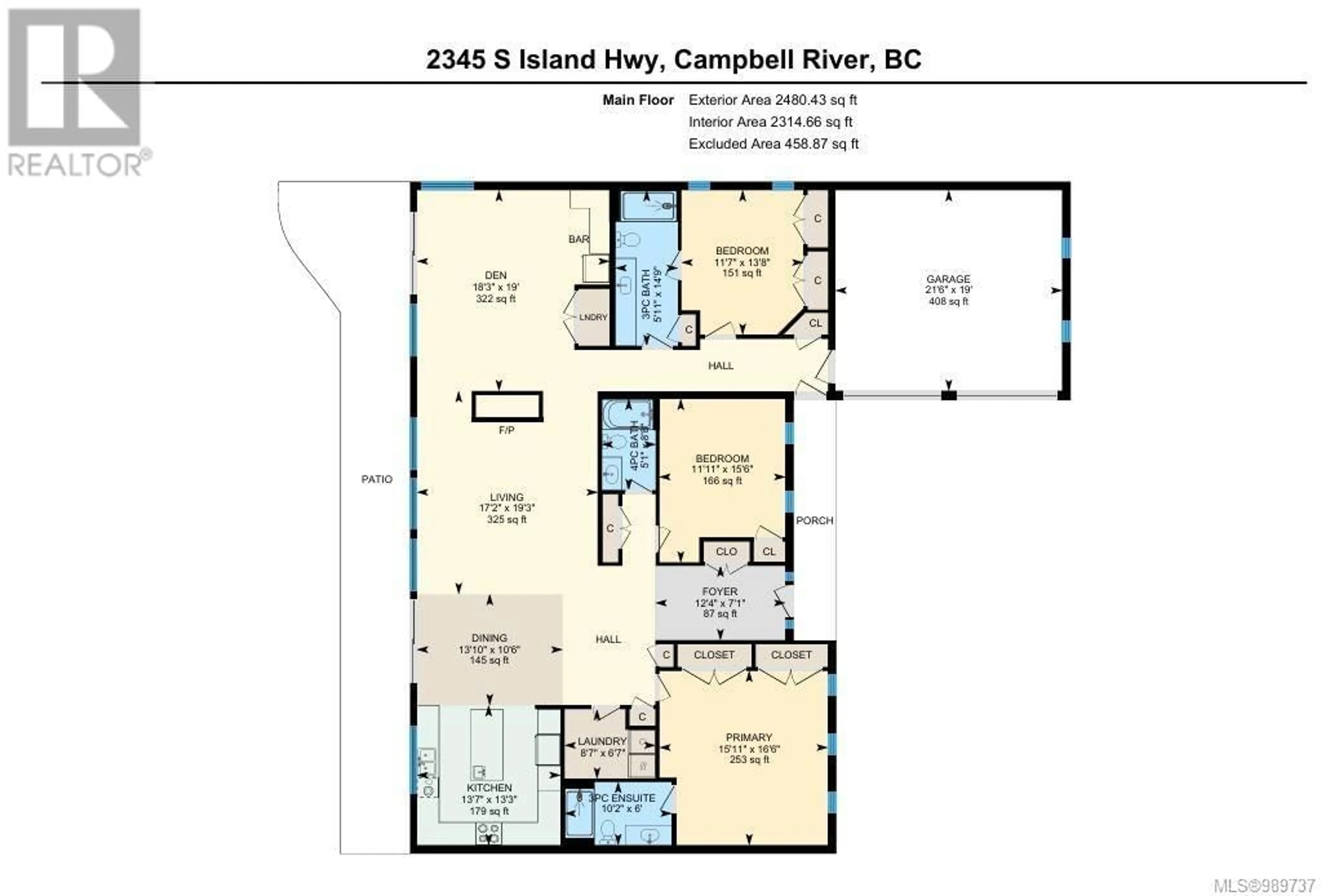 Floor plan for 2345 Island Hwy S, Campbell River British Columbia V9W1C4