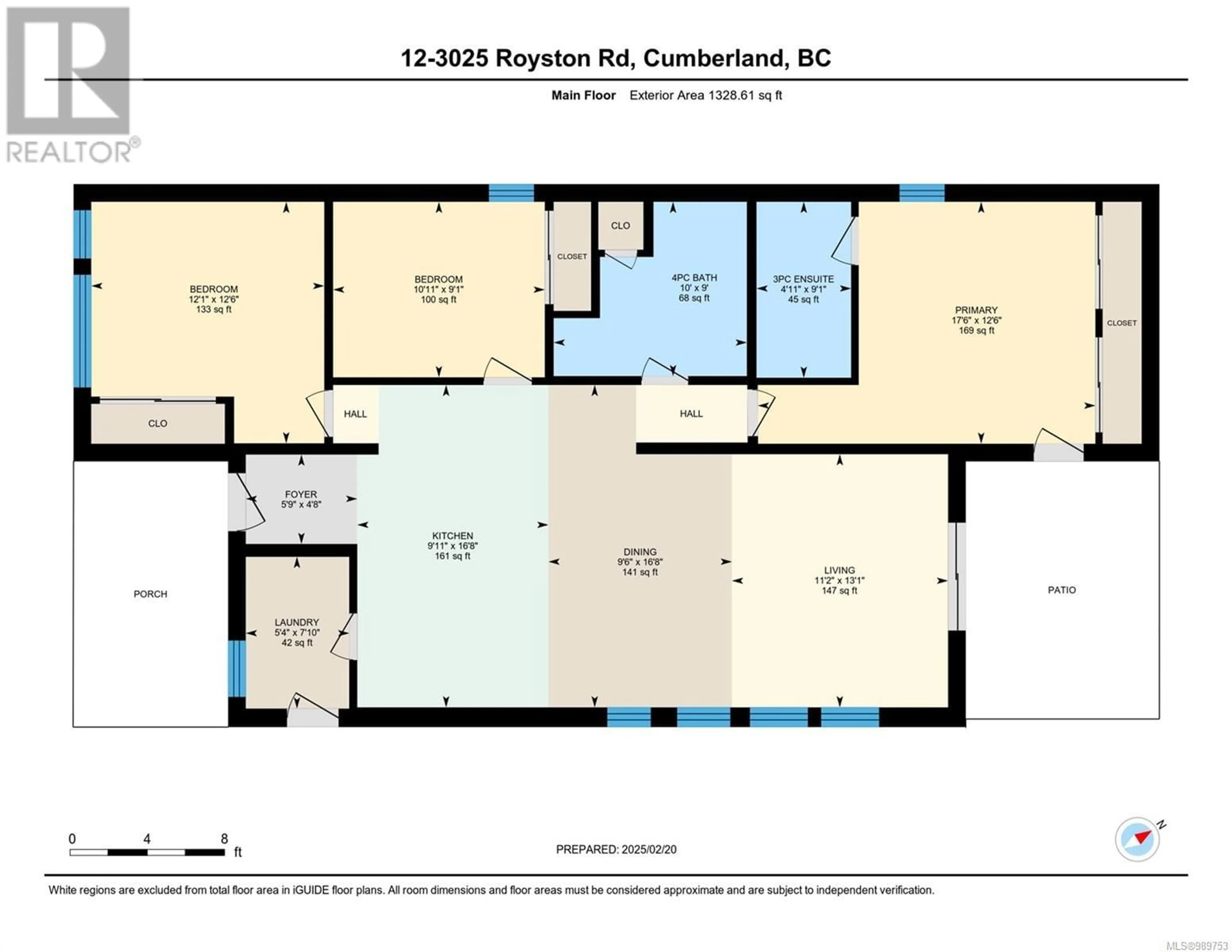 Floor plan for 12 3025 Royston Rd, Cumberland British Columbia V0R1S0