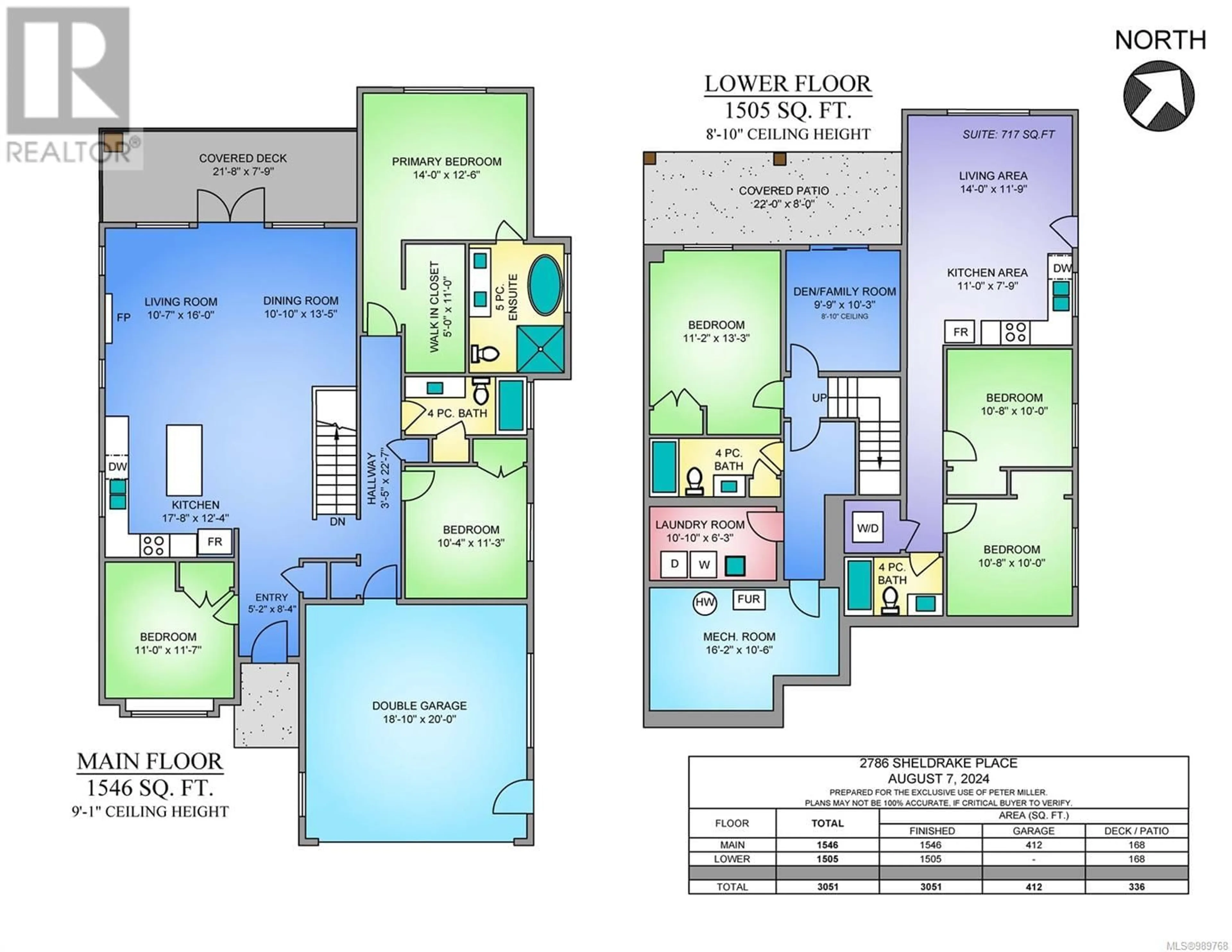 Floor plan for 2786 SHELDRAKE PLACE, Mill Bay British Columbia V0R2P2