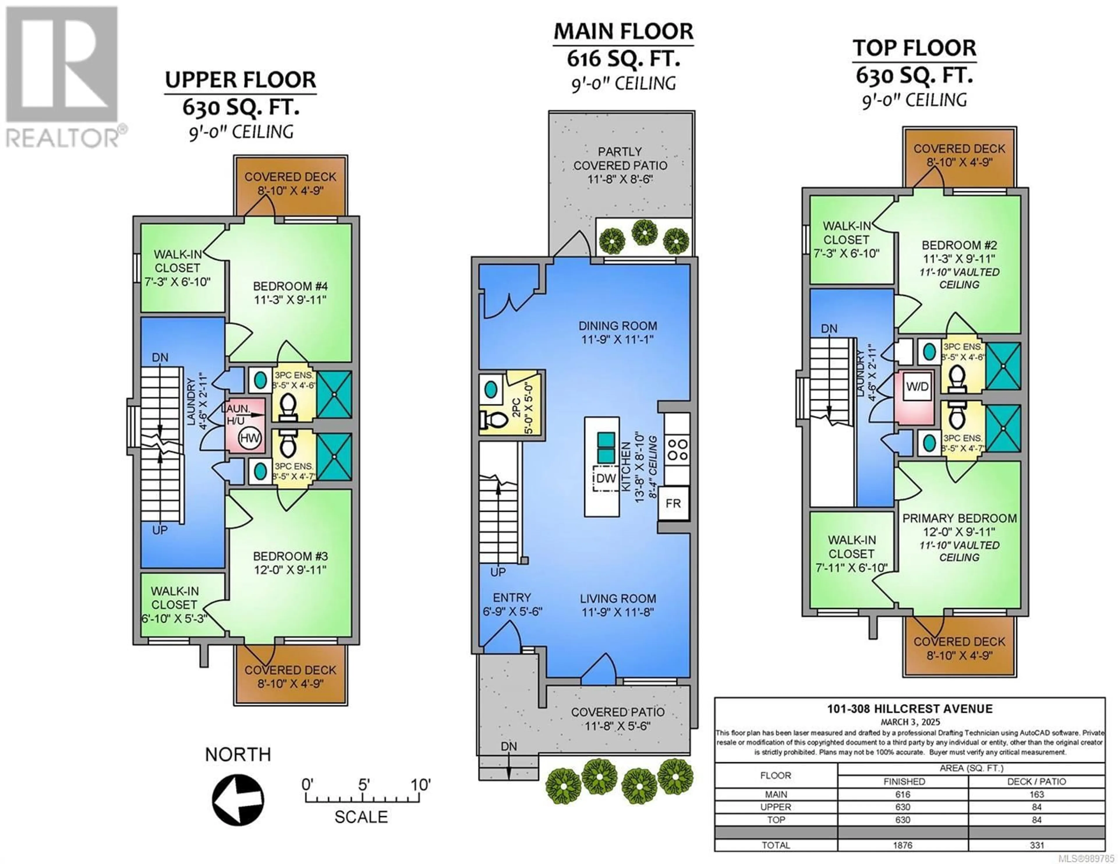 Floor plan for 101 308 Hillcrest Ave, Nanaimo British Columbia V9R6G6