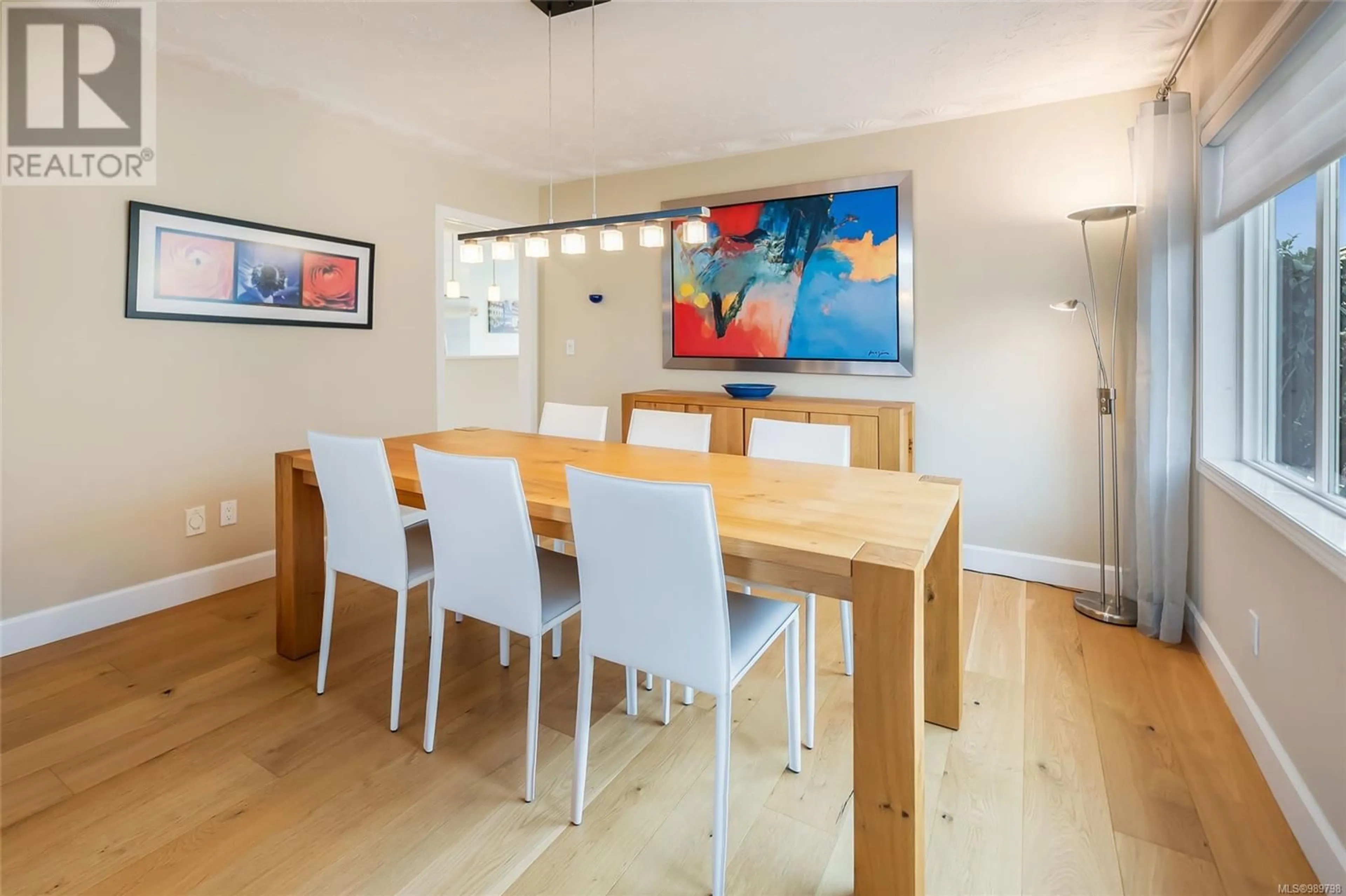 Dining room, wood/laminate floor for 1096 SUNRISE DRIVE, Qualicum Beach British Columbia V9K2K9