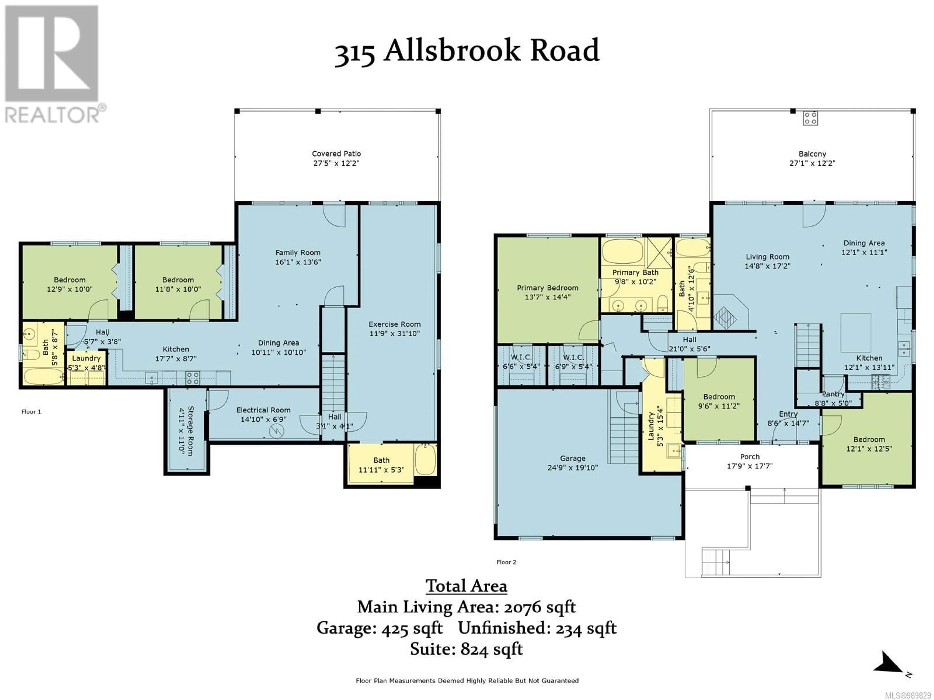 Floor plan for 315 Allsbrook Rd, Errington British Columbia V9P2A8