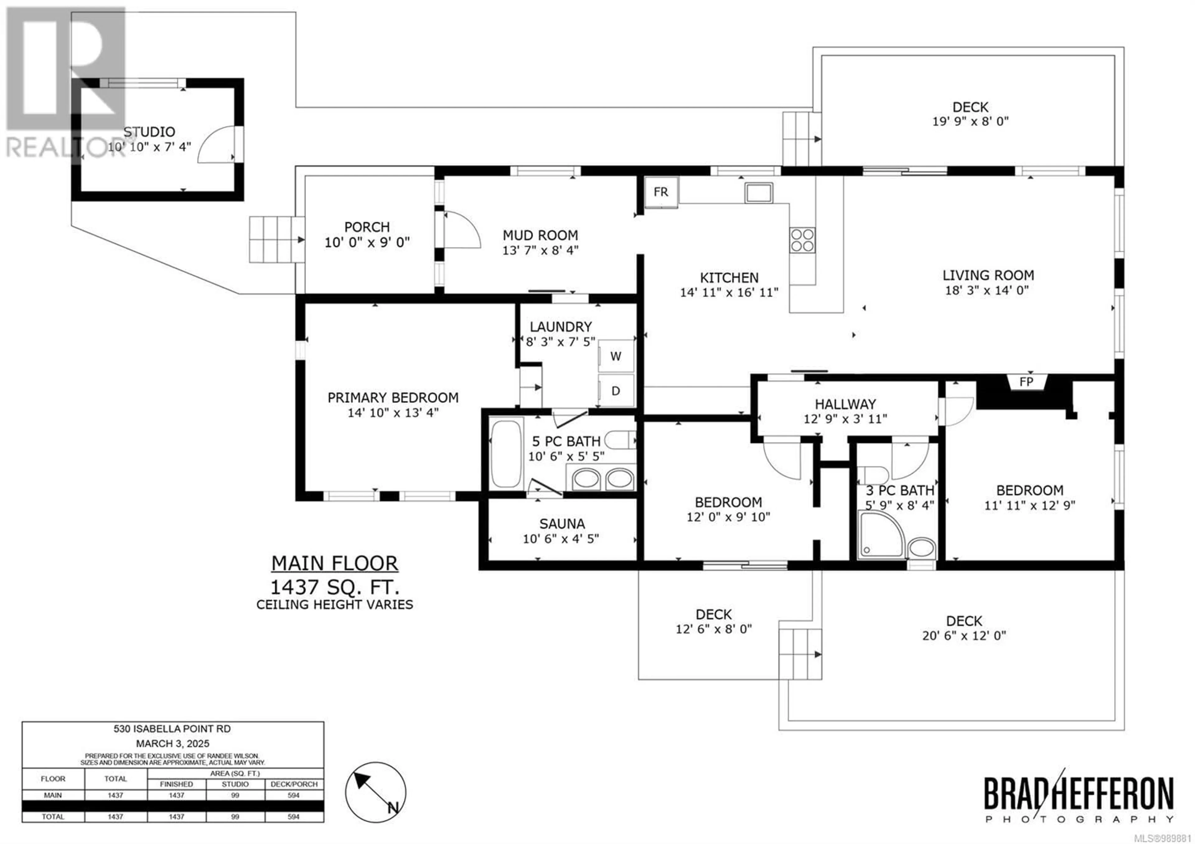 Floor plan for 530 Isabella Point Rd, Salt Spring British Columbia V8K1V3