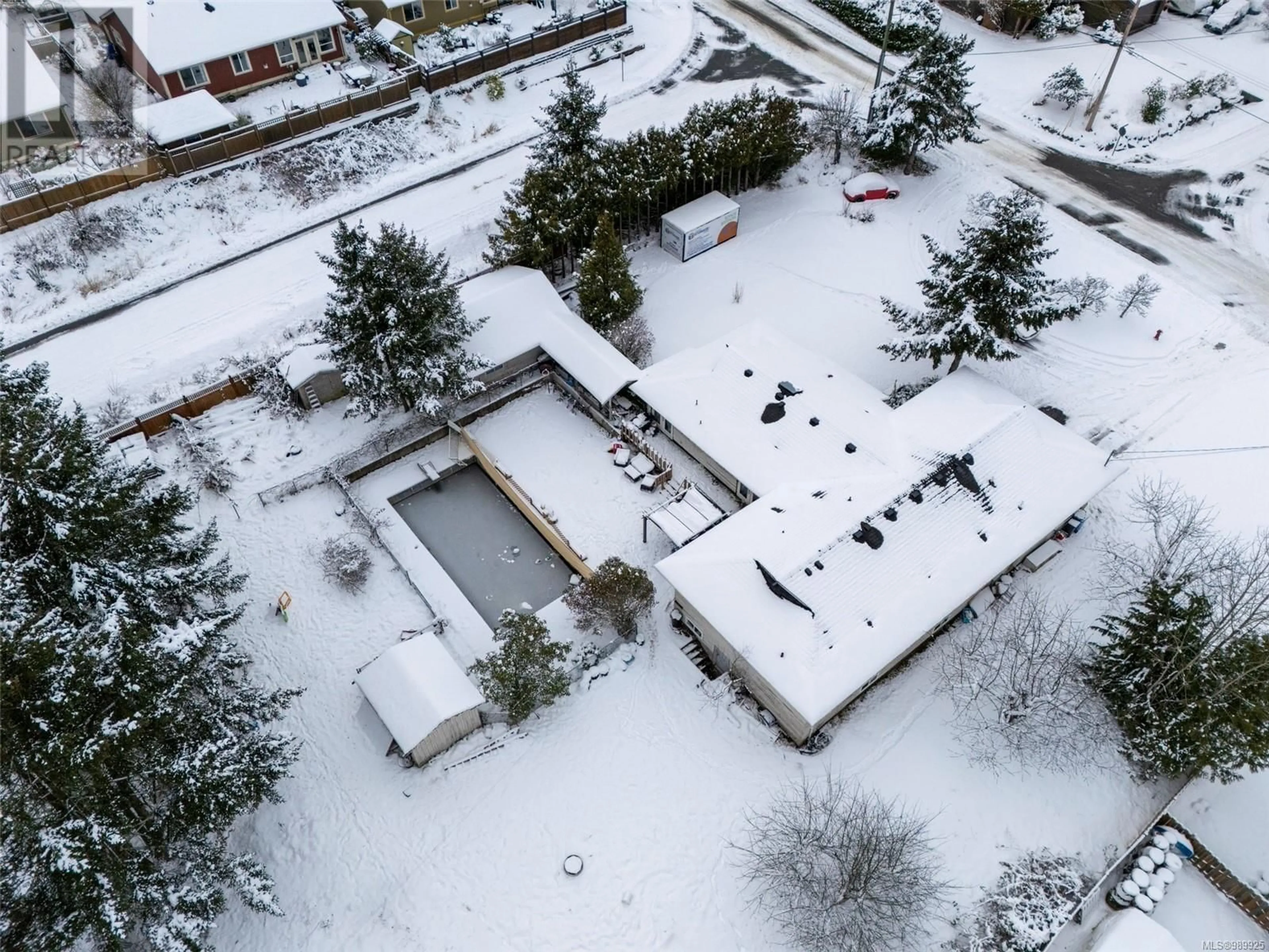 A pic from outside/outdoor area/front of a property/back of a property/a pic from drone, building for 4611 MCGILL ROAD, Cowichan Bay British Columbia V0R1N1
