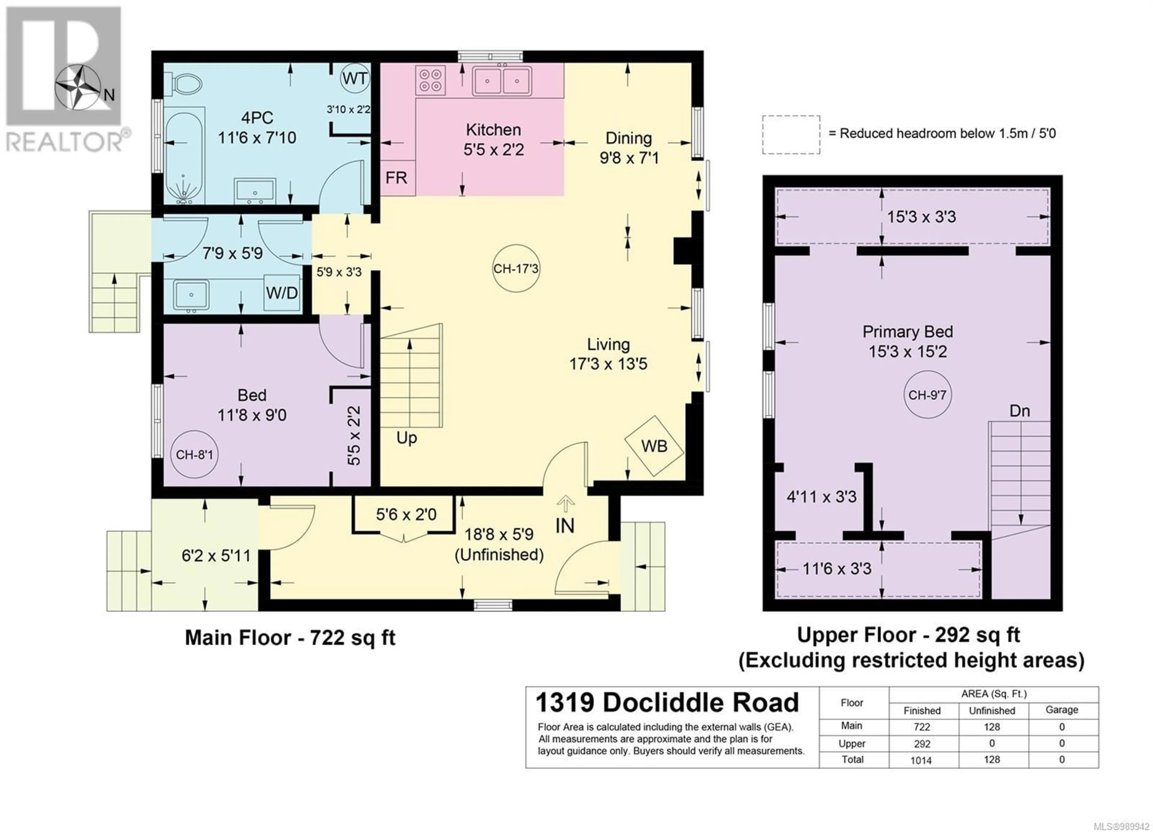 Floor plan for 1319 Docliddle Rd, Comox British Columbia V9M2R4