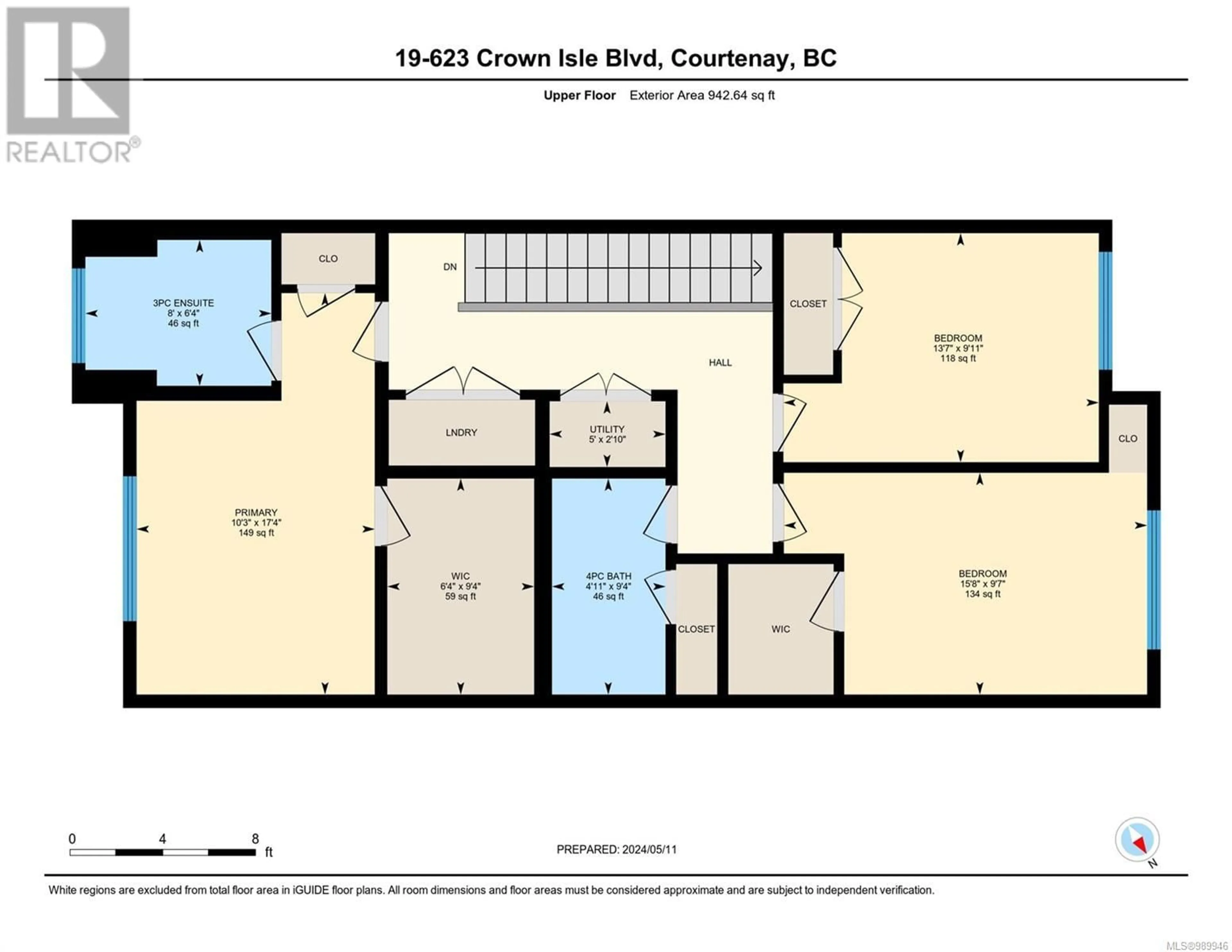 Floor plan for 19 623 Crown Isle Blvd, Courtenay British Columbia V9N9W1