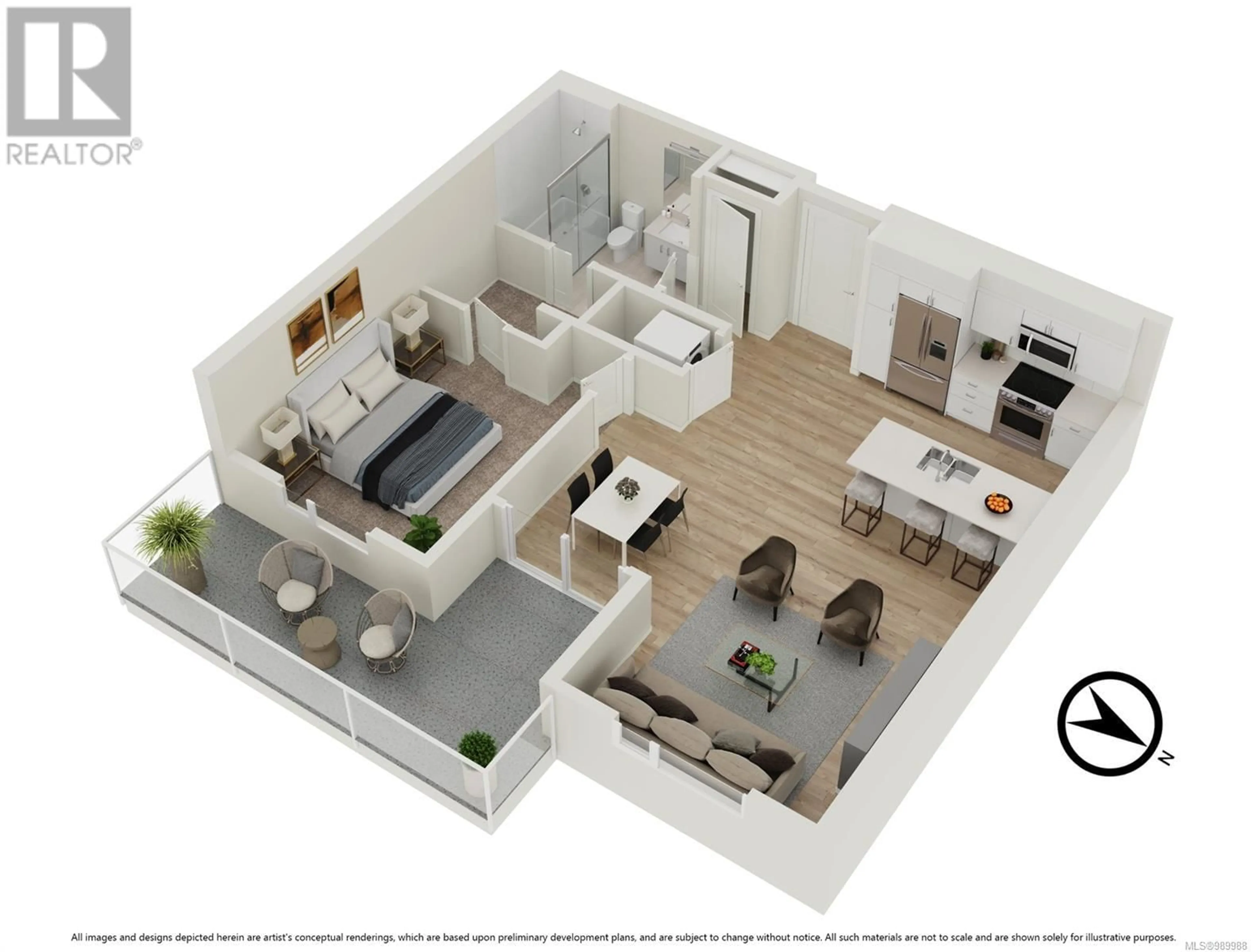 Floor plan for 204 - 924 JENKINS AVENUE, Langford British Columbia V9B2N7