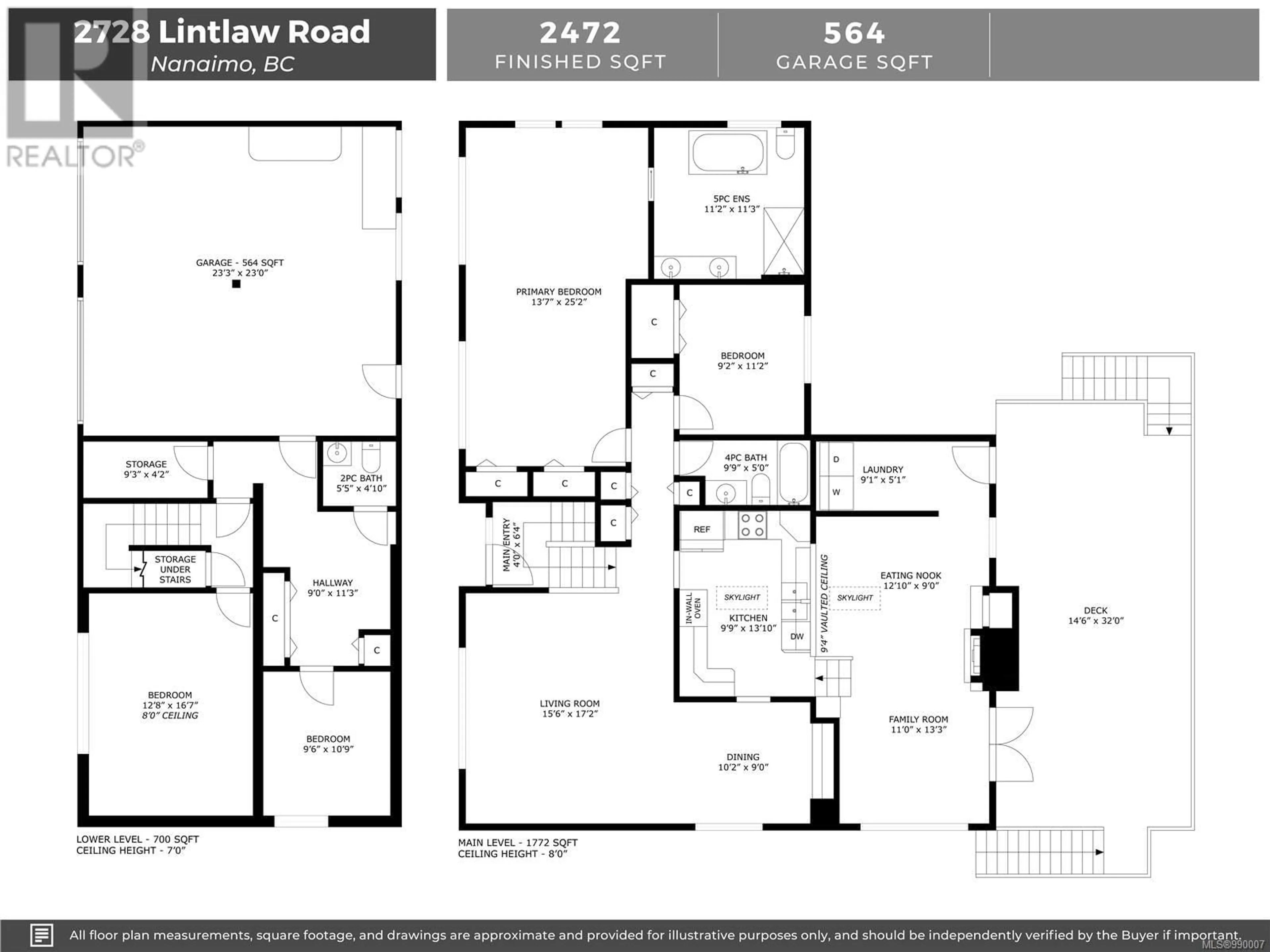 Floor plan for 2728 LINTLAW ROAD, Nanaimo British Columbia V9T5P6