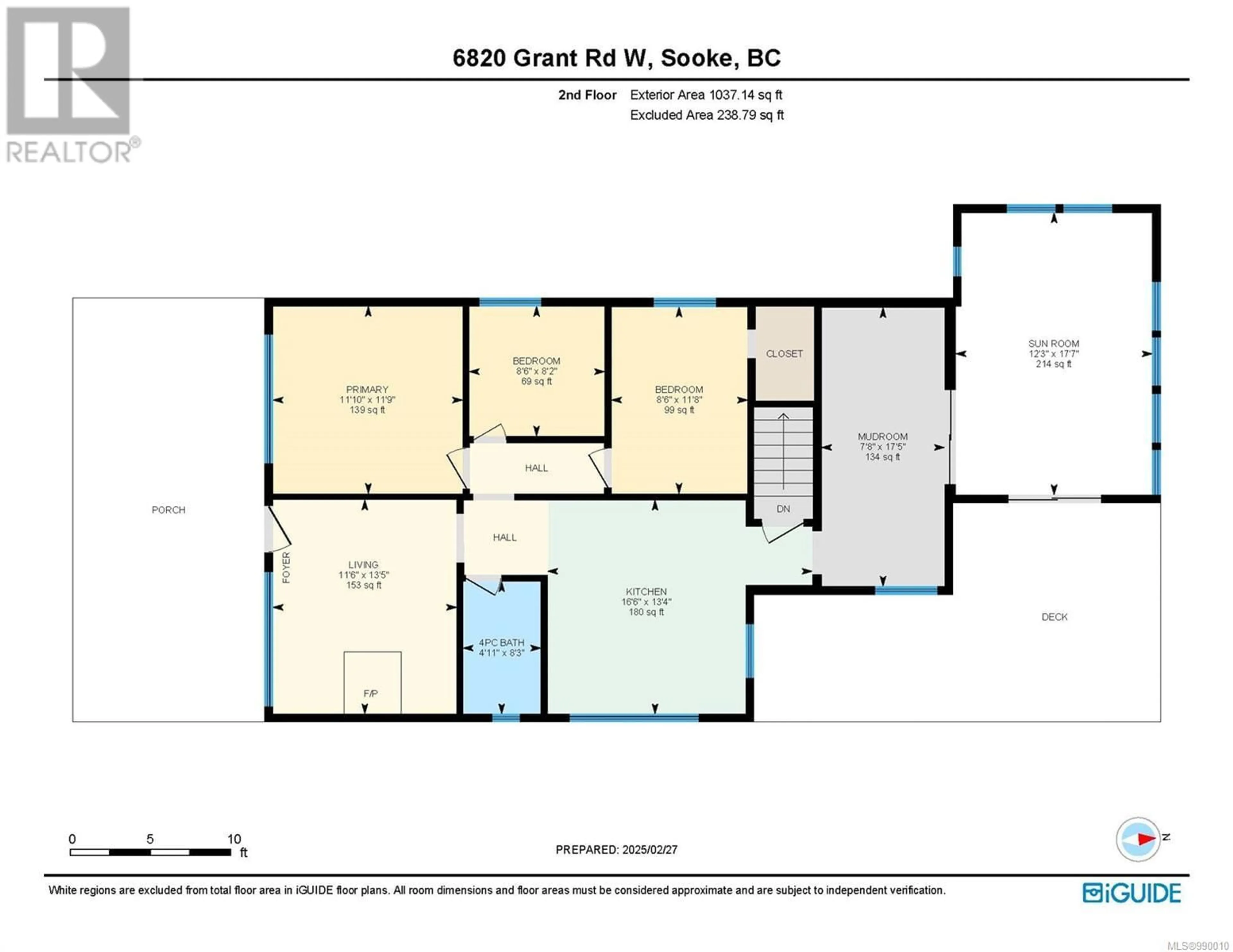 Floor plan for 6820 Grant Rd W, Sooke British Columbia V9Z0L7