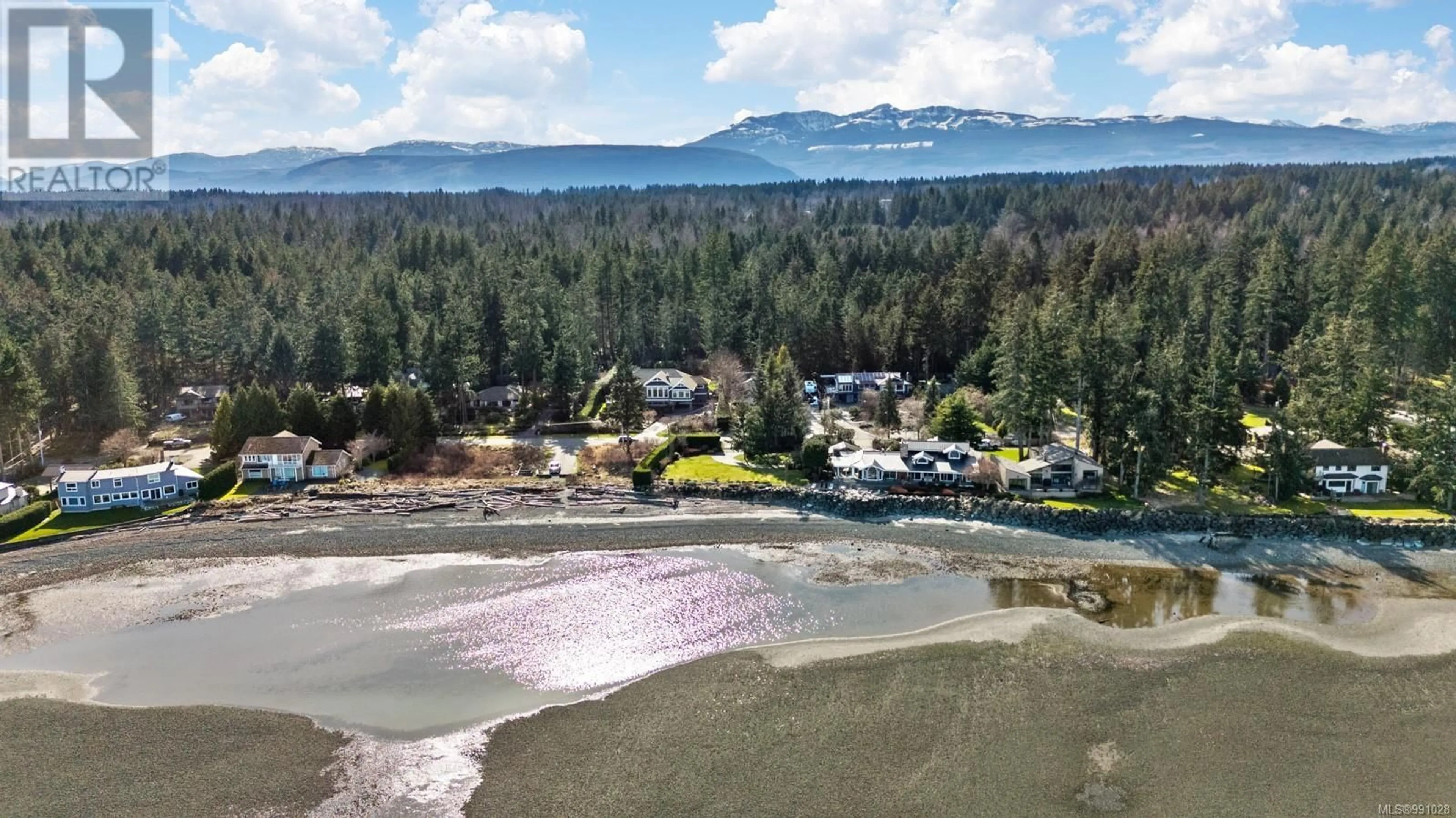 A pic from outside/outdoor area/front of a property/back of a property/a pic from drone, water/lake/river/ocean view for 8839 DRIFTWOOD Rd, Black Creek British Columbia V9J1A8