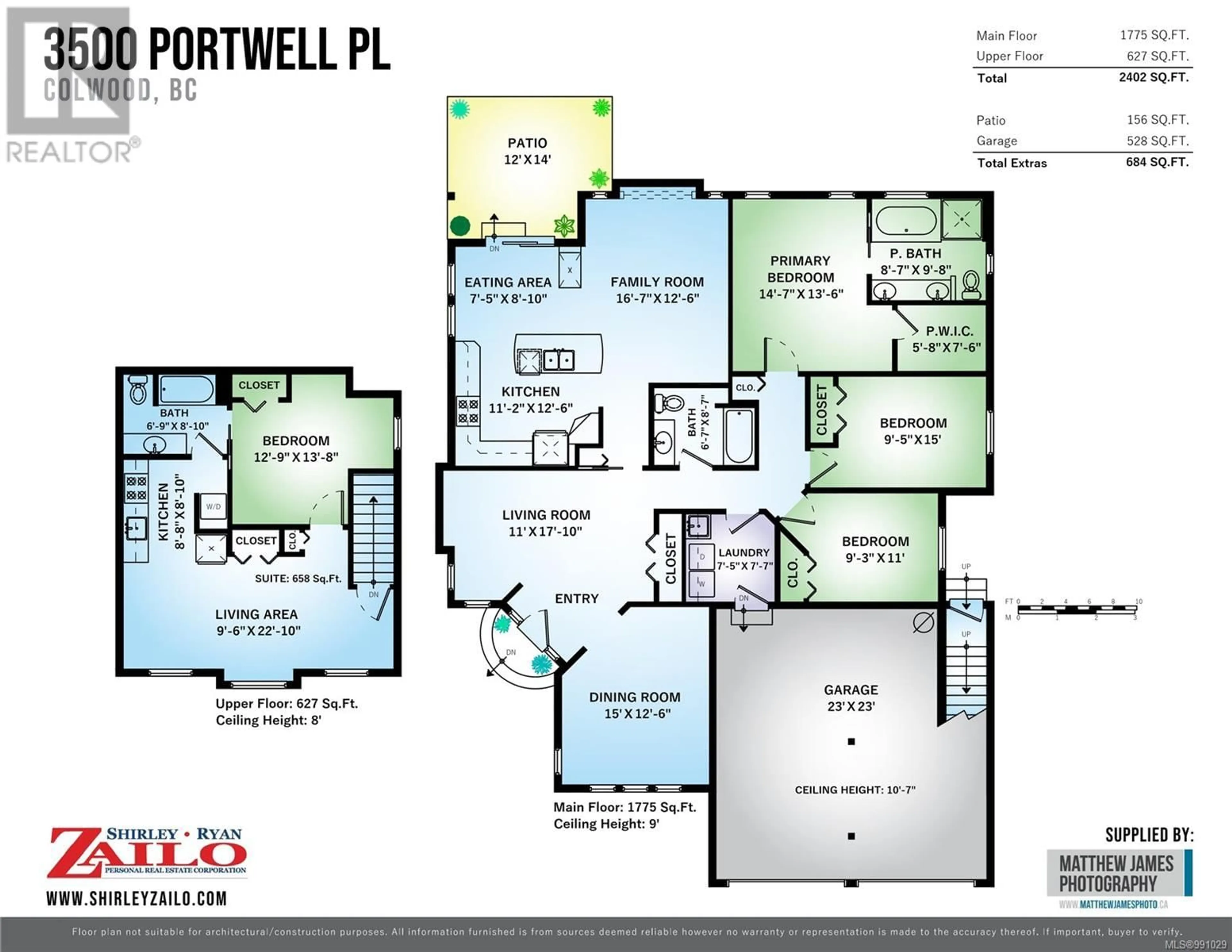 Floor plan for 3500 Portwell Pl, Colwood British Columbia V9C4L1