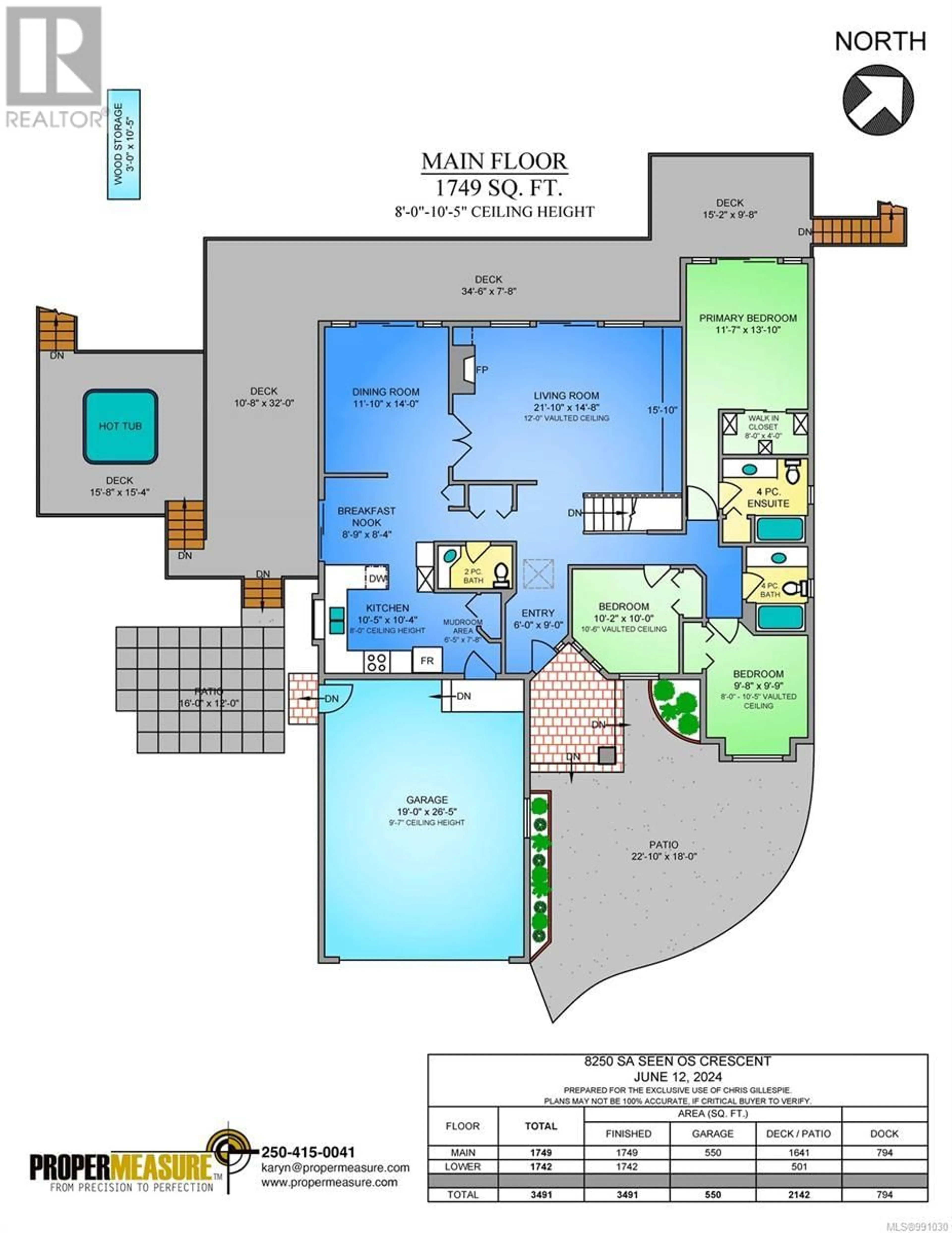Floor plan for 8250 SA-SEEN-OS CRESCENT, Youbou British Columbia V0R3E1