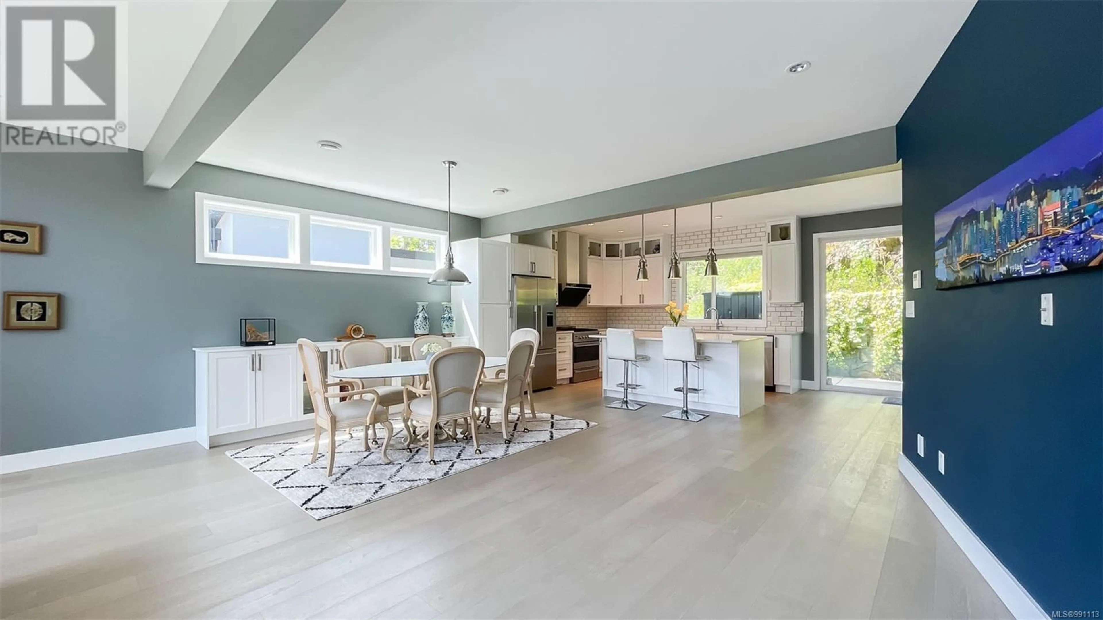 Open concept kitchen, ceramic/tile floor for 3894 Wilkinson Rd, Saanich British Columbia V8Z5A2