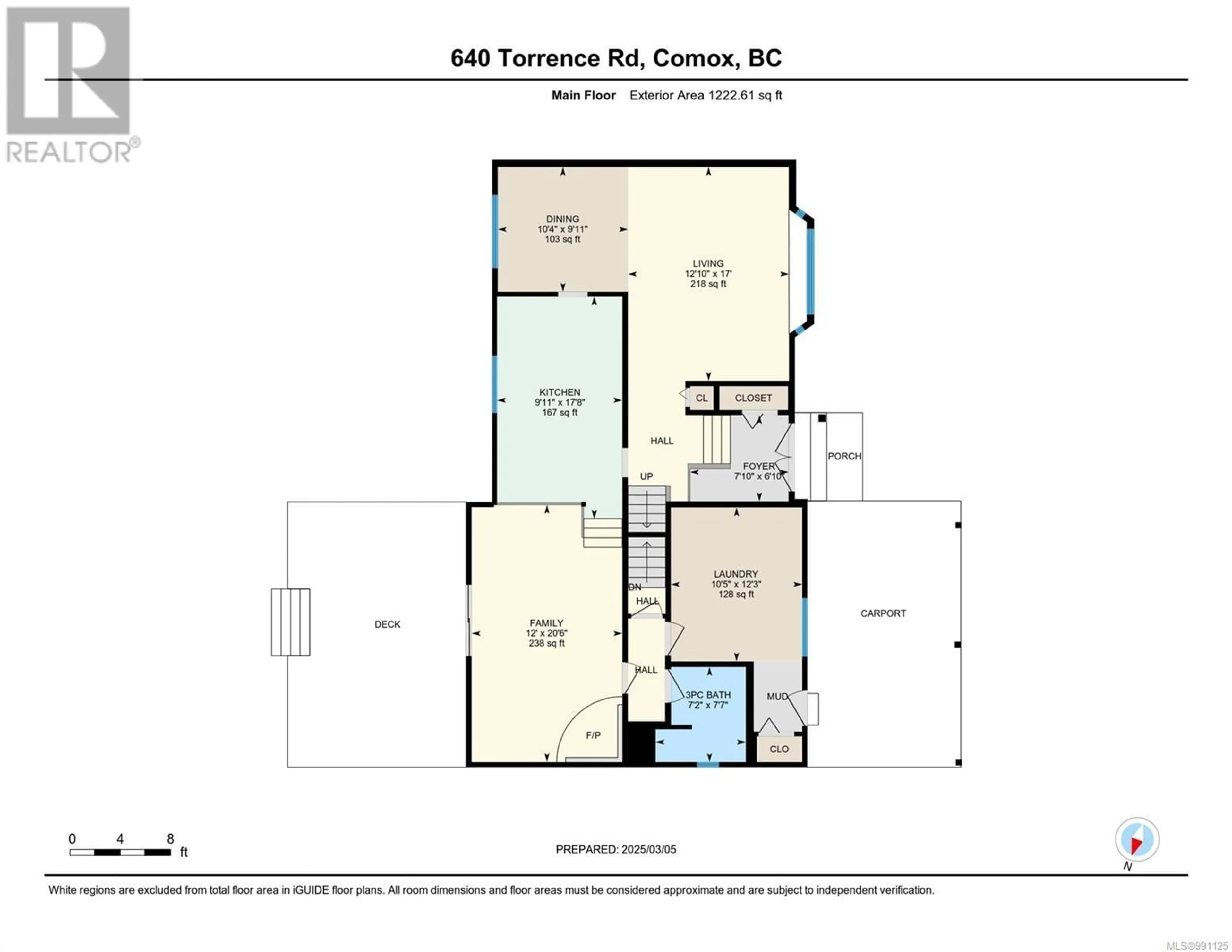 Floor plan for 640 Torrence Rd, Comox British Columbia V9M3H7