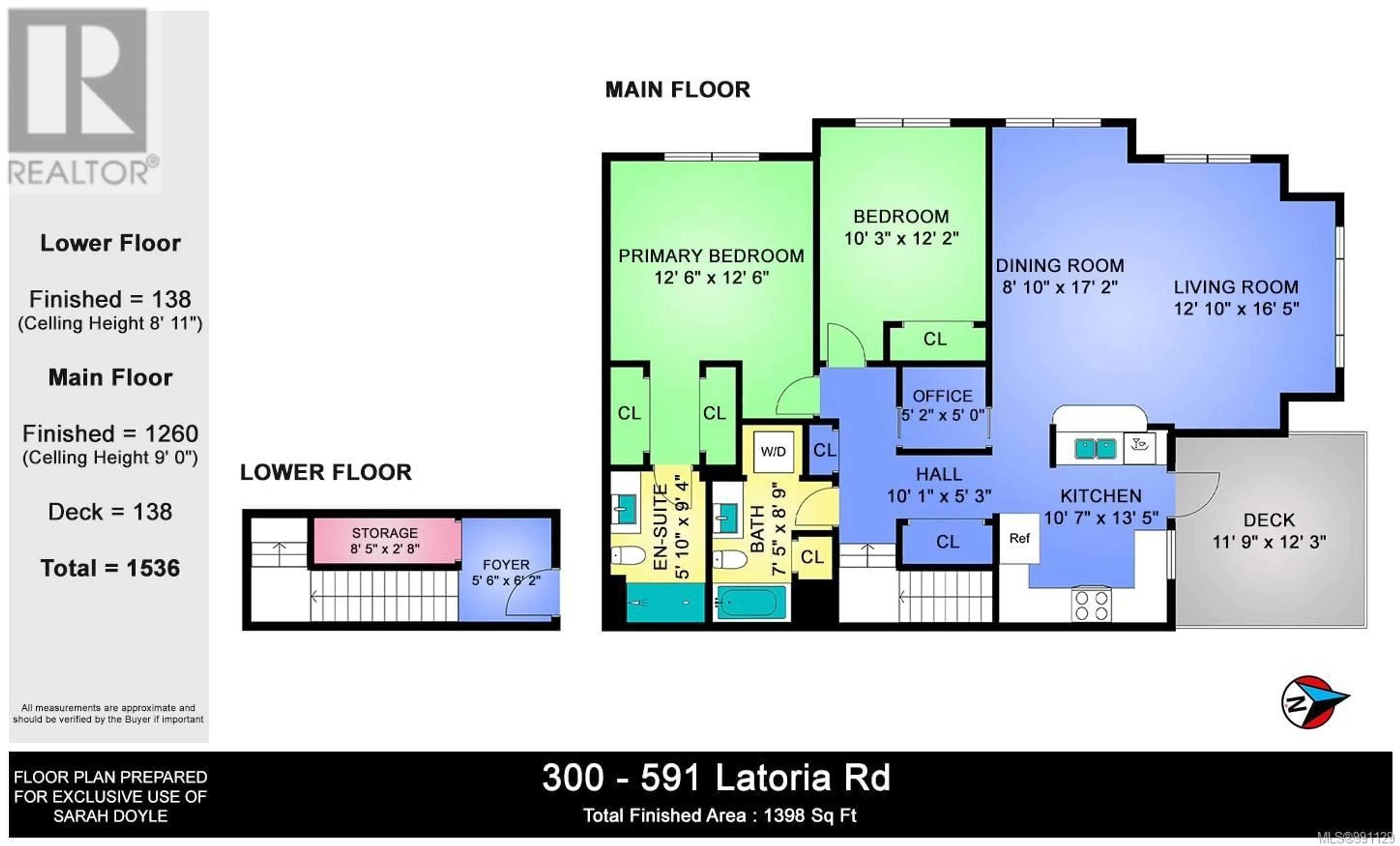 Floor plan for 300 591 Latoria Rd, Colwood British Columbia V9C2Z9