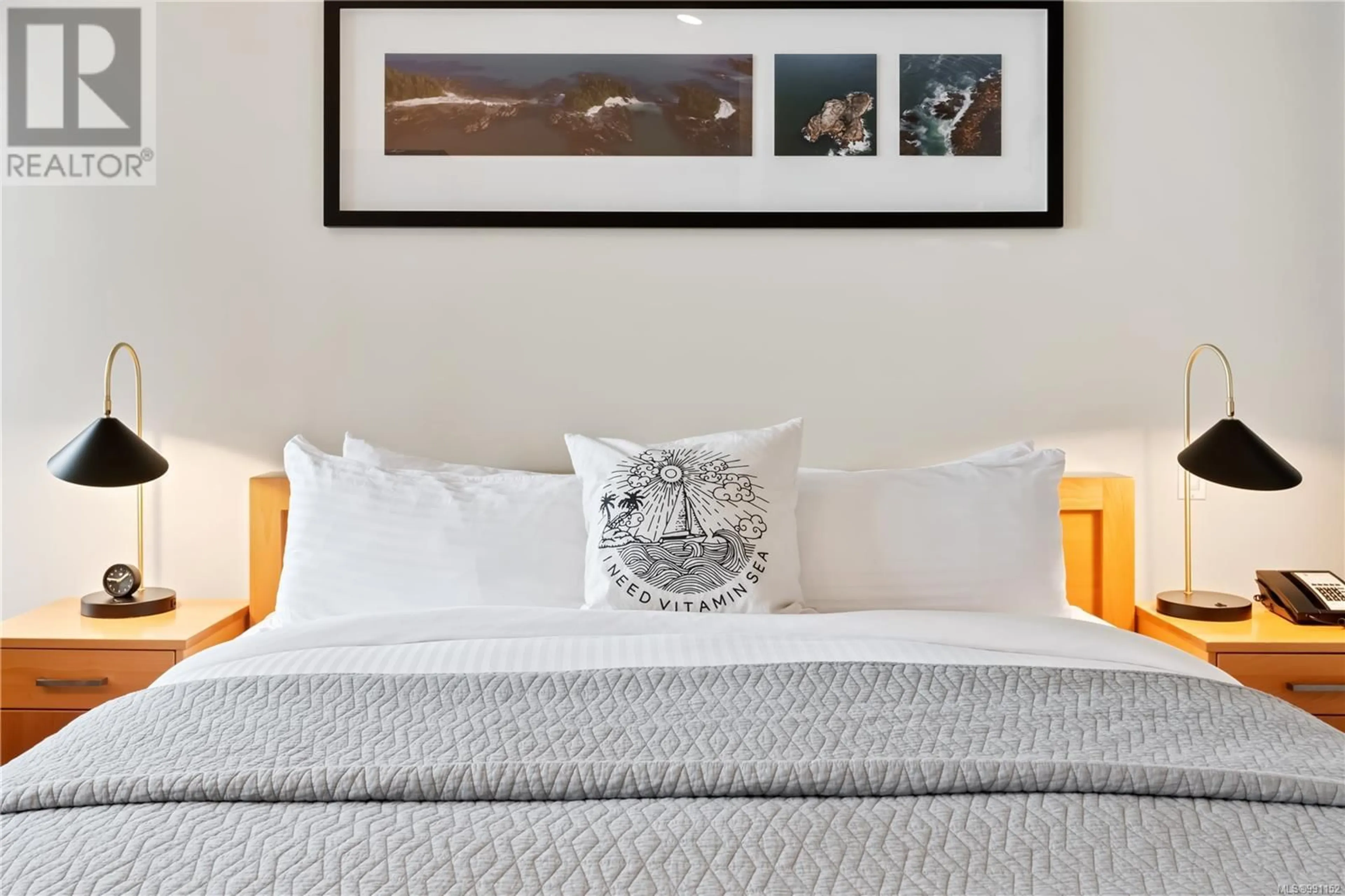 Bedroom with bed, unknown for 1204 - 596 MARINE DRIVE, Ucluelet British Columbia V0R3A0