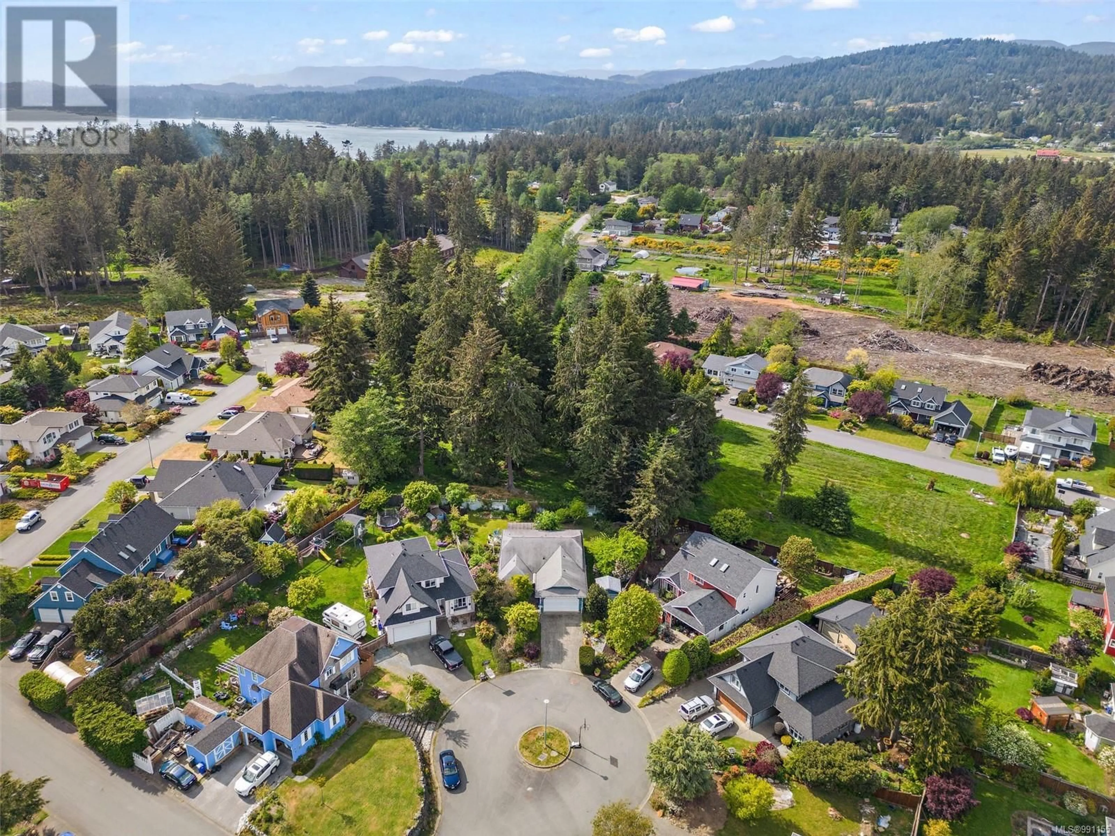 A pic from outside/outdoor area/front of a property/back of a property/a pic from drone, mountain view for 1639 ELISE CLOSE, Sooke British Columbia V9Z0T7